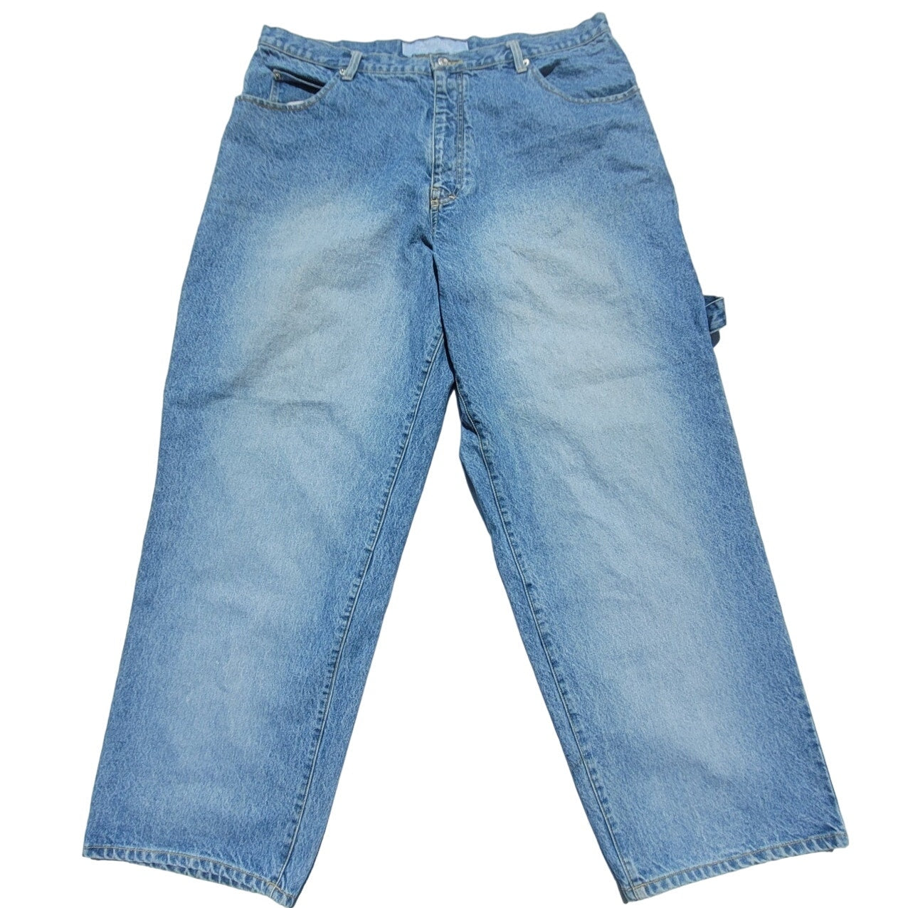 Vintage Baggy Wide Leg Carpenter Jeans by Azzure