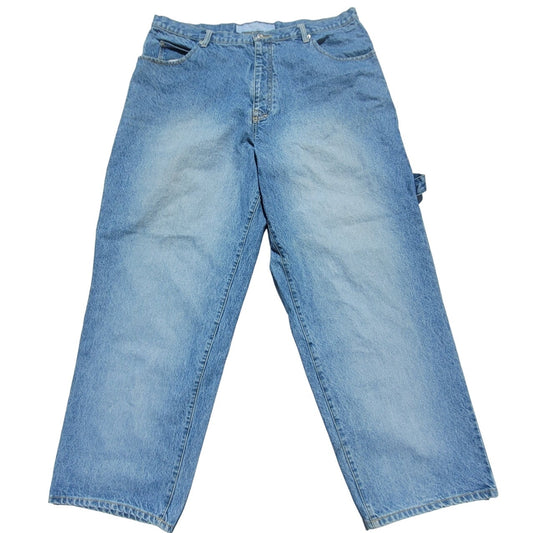 Vintage Baggy Wide Leg Carpenter Jeans by Azzure