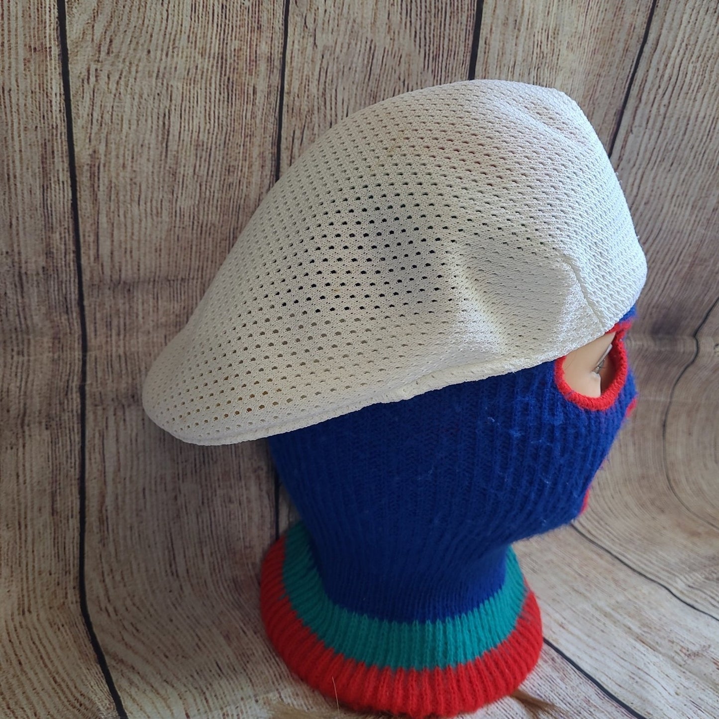 Vintage Kangol Mesh Newsboy cap Hat LG XL