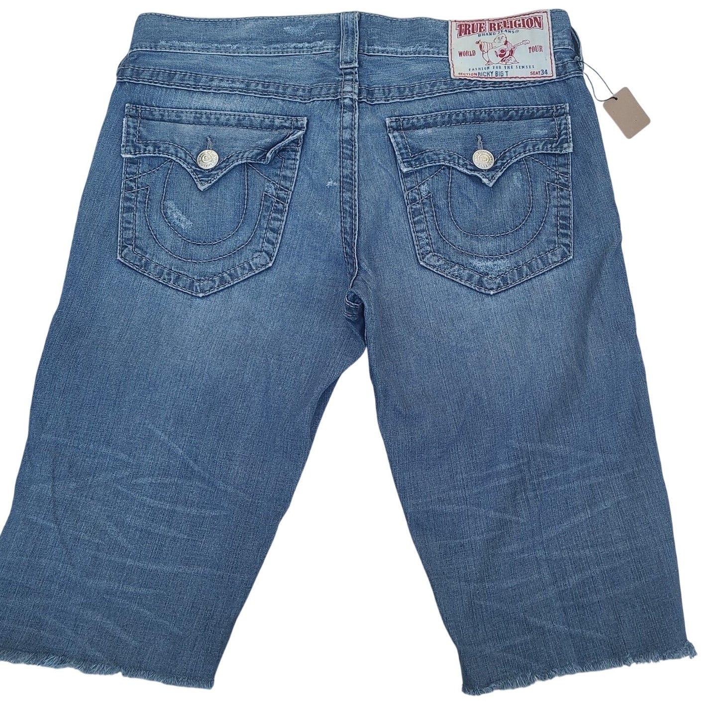 Vintage True Religion denim shorts Y2k Baggy Jorts