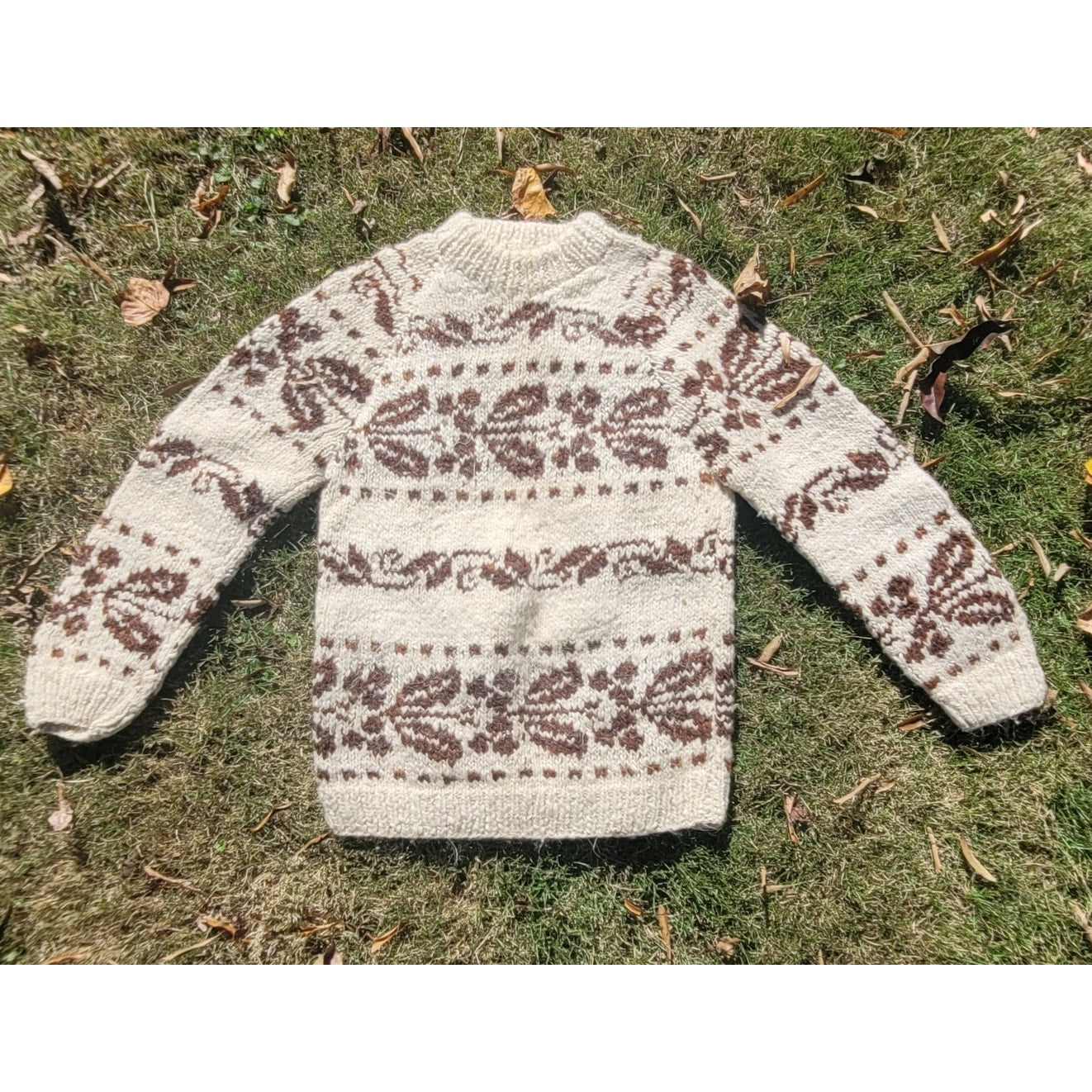 Vtg Andes Artesanias Wool Sweater