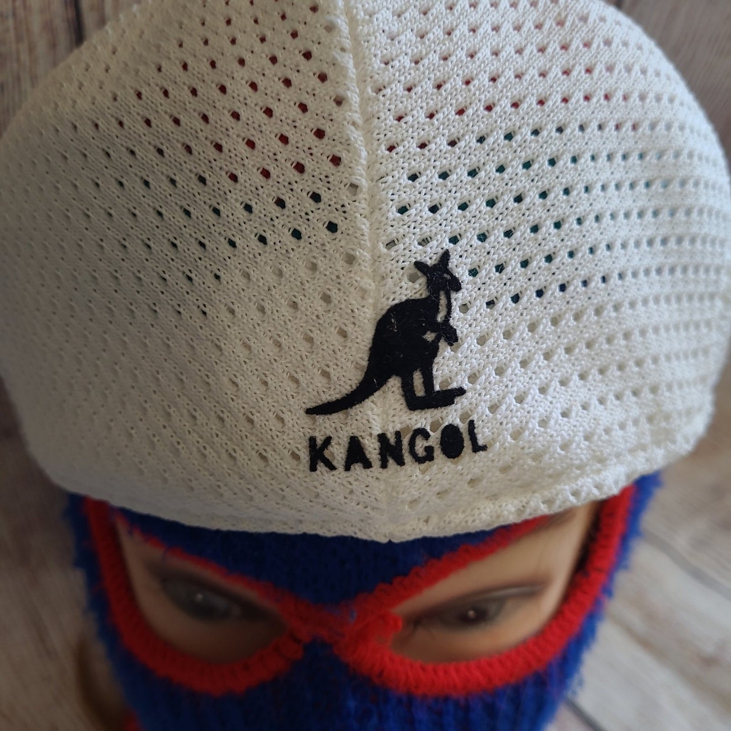 Vintage Kangol Mesh Newsboy cap Hat LG XL