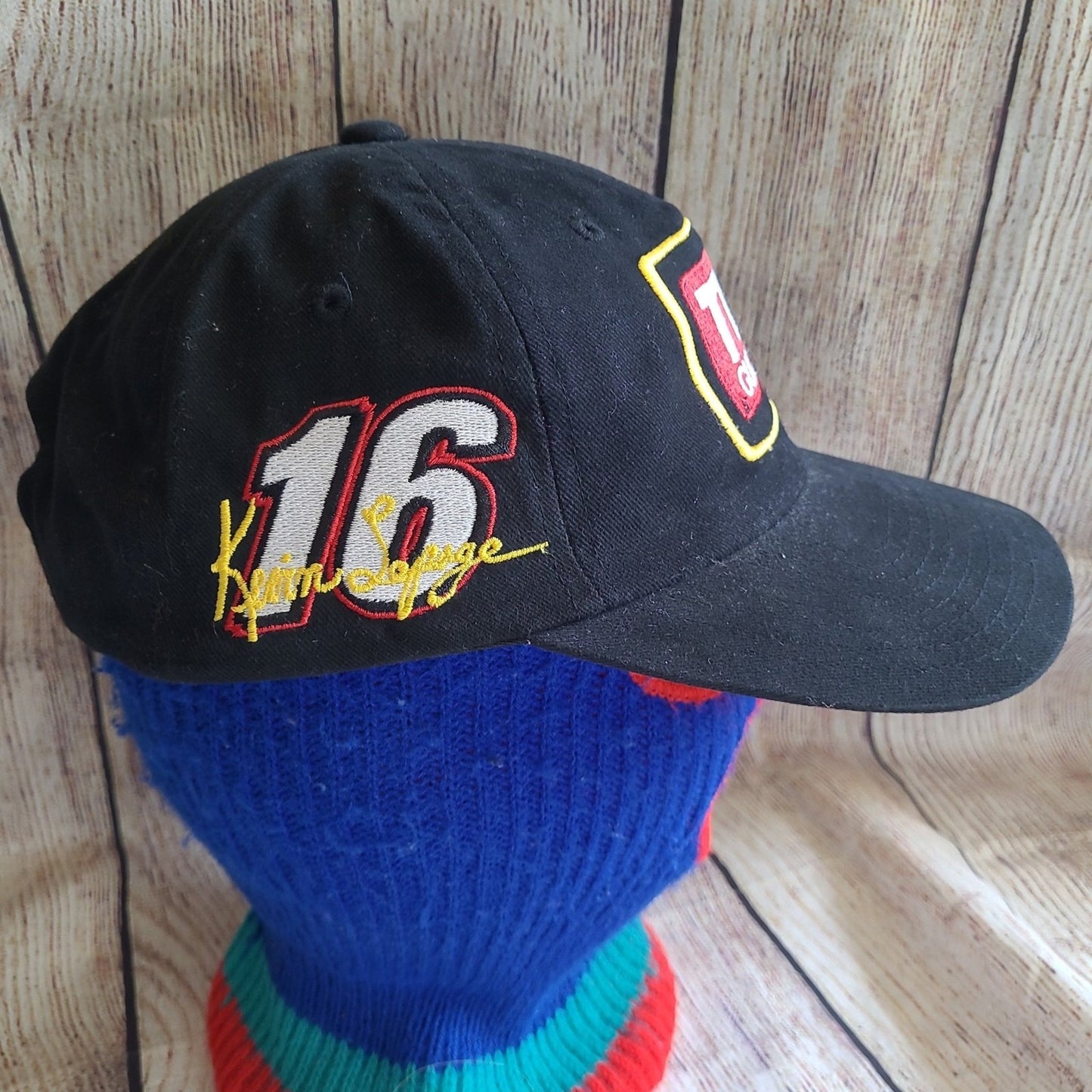 Vtg Nascar TV guide snapback hat #16 Kevin Lepage 1999 2000