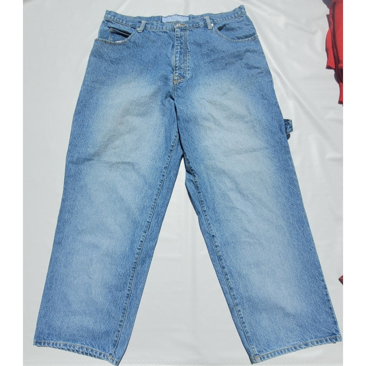 Vintage Baggy Wide Leg Carpenter Jeans by Azzure