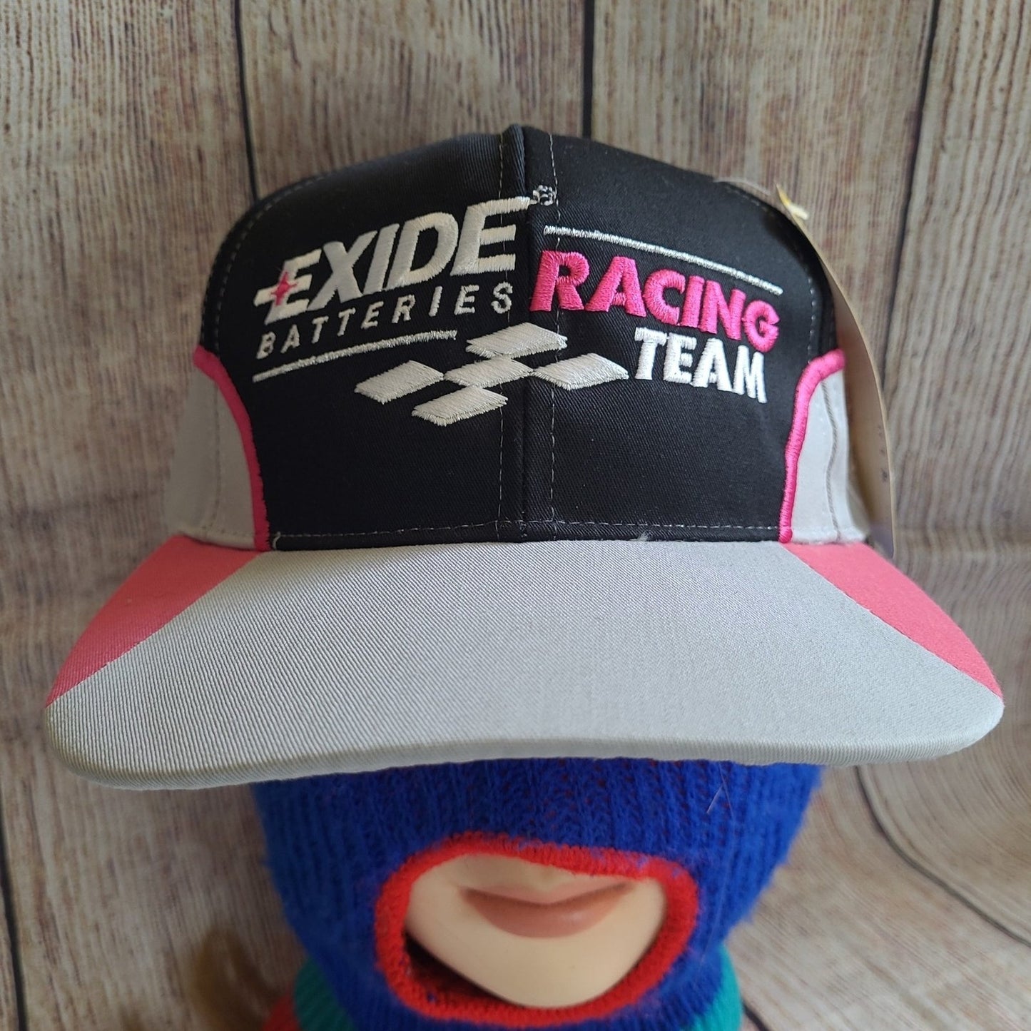Vtg Nascar Exide Battery Team Y2k Racing hat DaDa Sample Deadstock