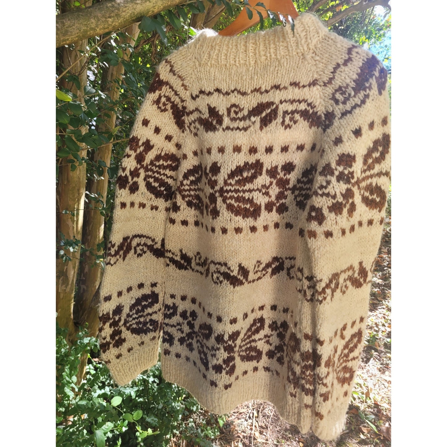 Vtg Andes Artesanias Wool Sweater
