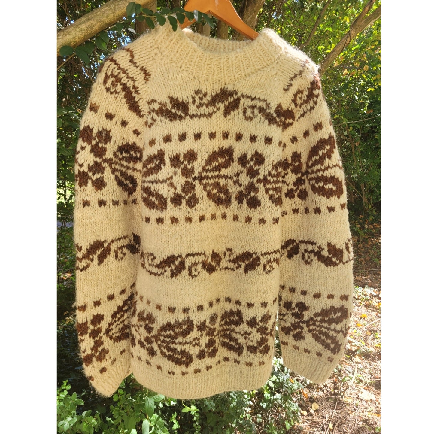 Vtg Andes Artesanias Wool Sweater