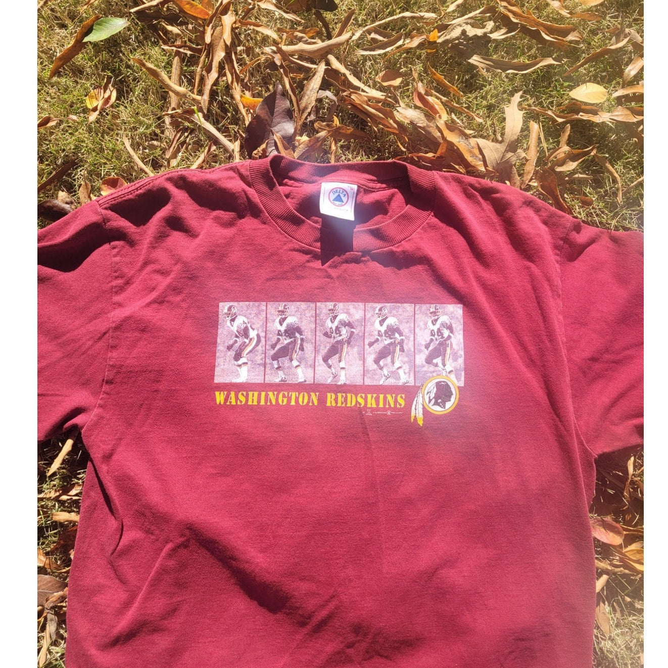 Vintage Washington Football long sleeve t shirt sleeve graphics