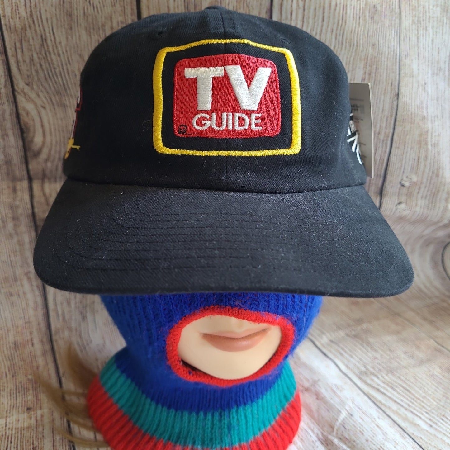 Vtg Nascar TV guide snapback hat #16 Kevin Lepage 1999 2000