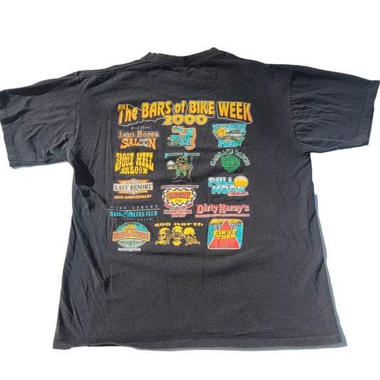 Vintage Daytona Bike Week 2000 Biker T shirt