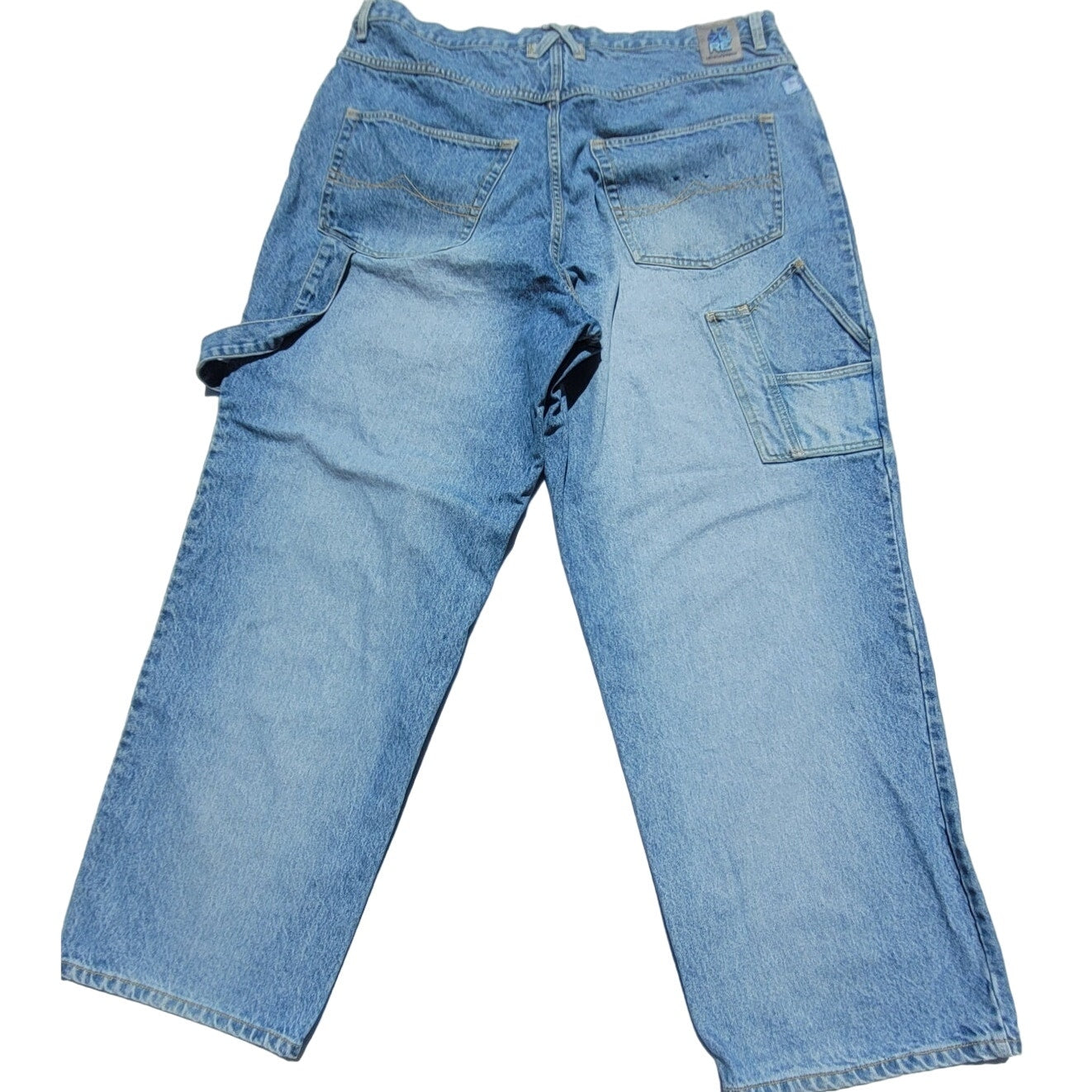 Vintage Baggy Wide Leg Carpenter Jeans by Azzure