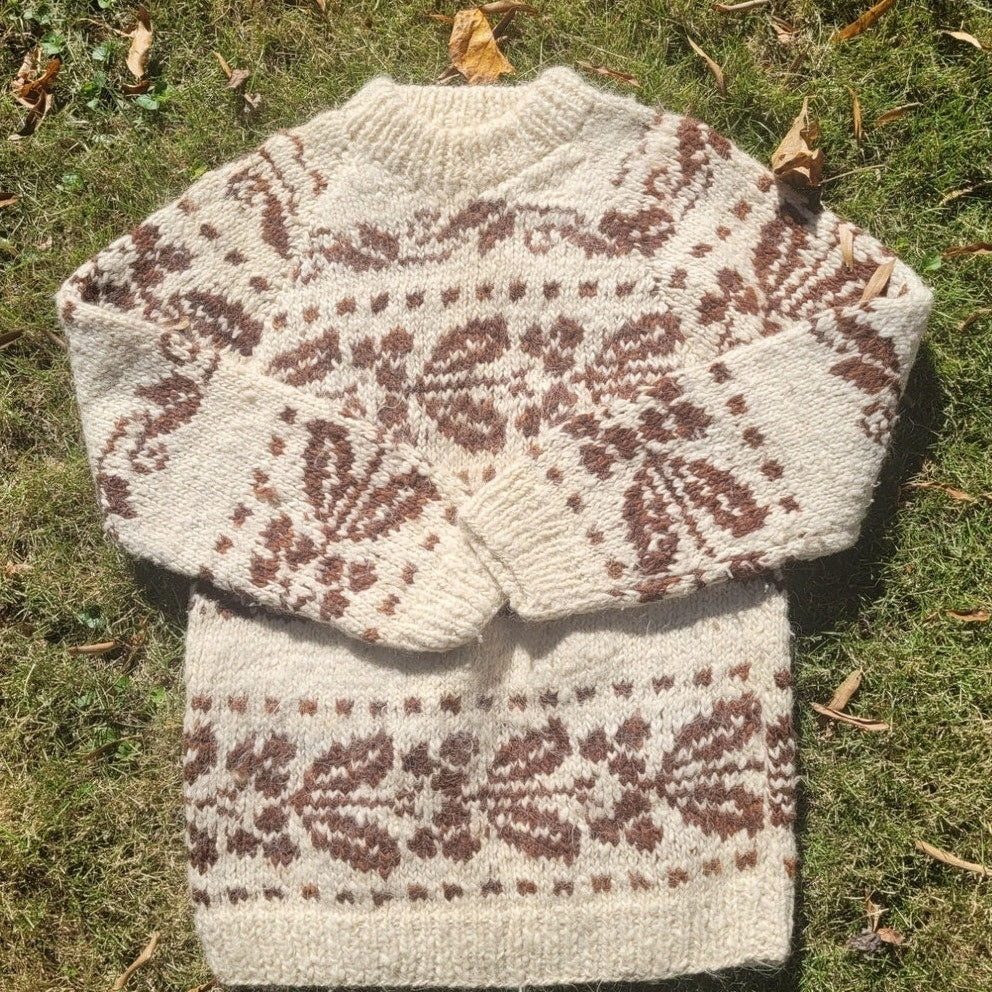 Vtg Andes Artesanias Wool Sweater