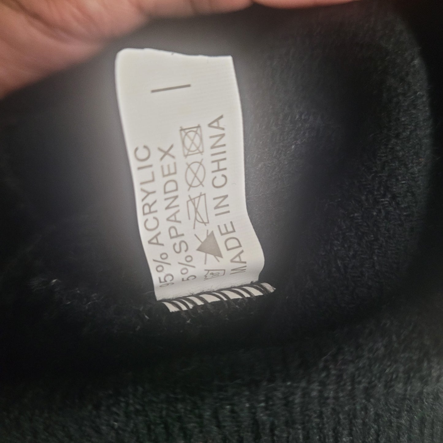 Barbed Wire Y2k graphic Knit Beanie