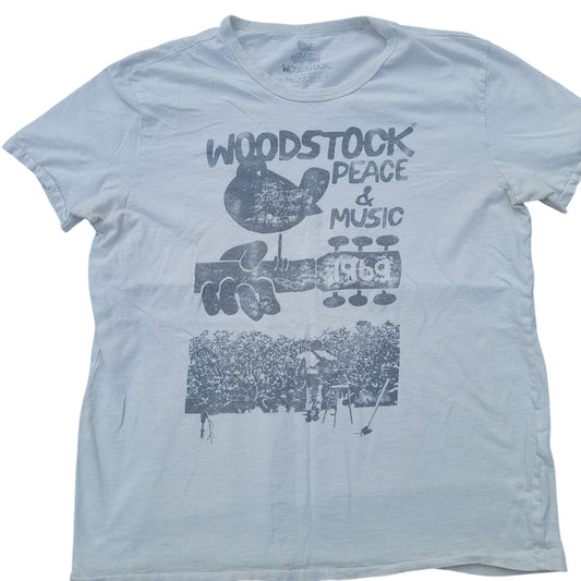 Vtg Lucky Brand Woodstock tee