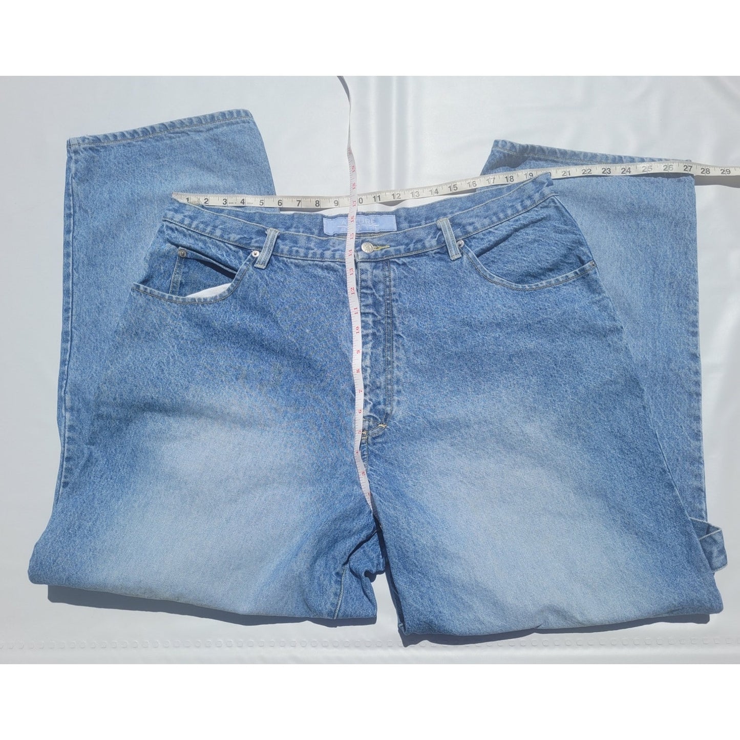 Vintage Baggy Wide Leg Carpenter Jeans by Azzure