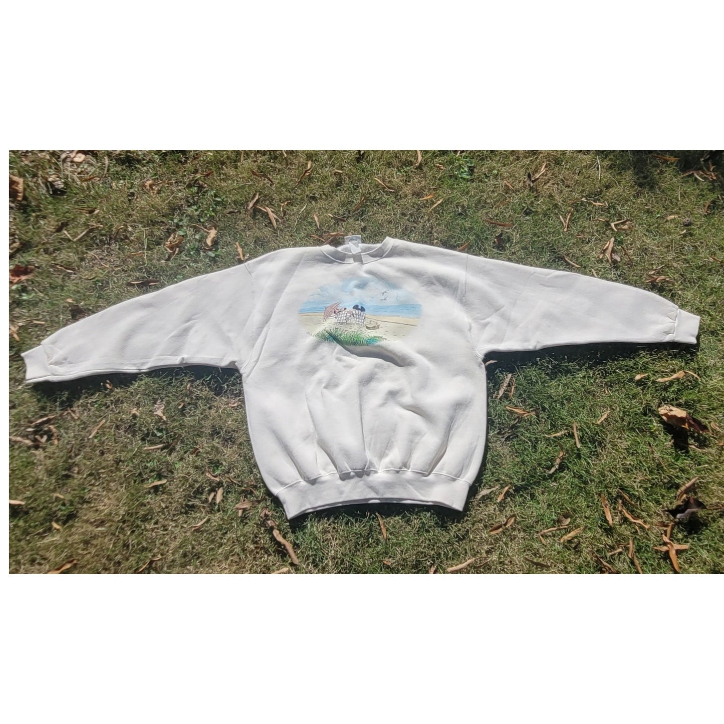 Vintage Mickey Minnie Beach Disney Store crewneck Sweatshirt