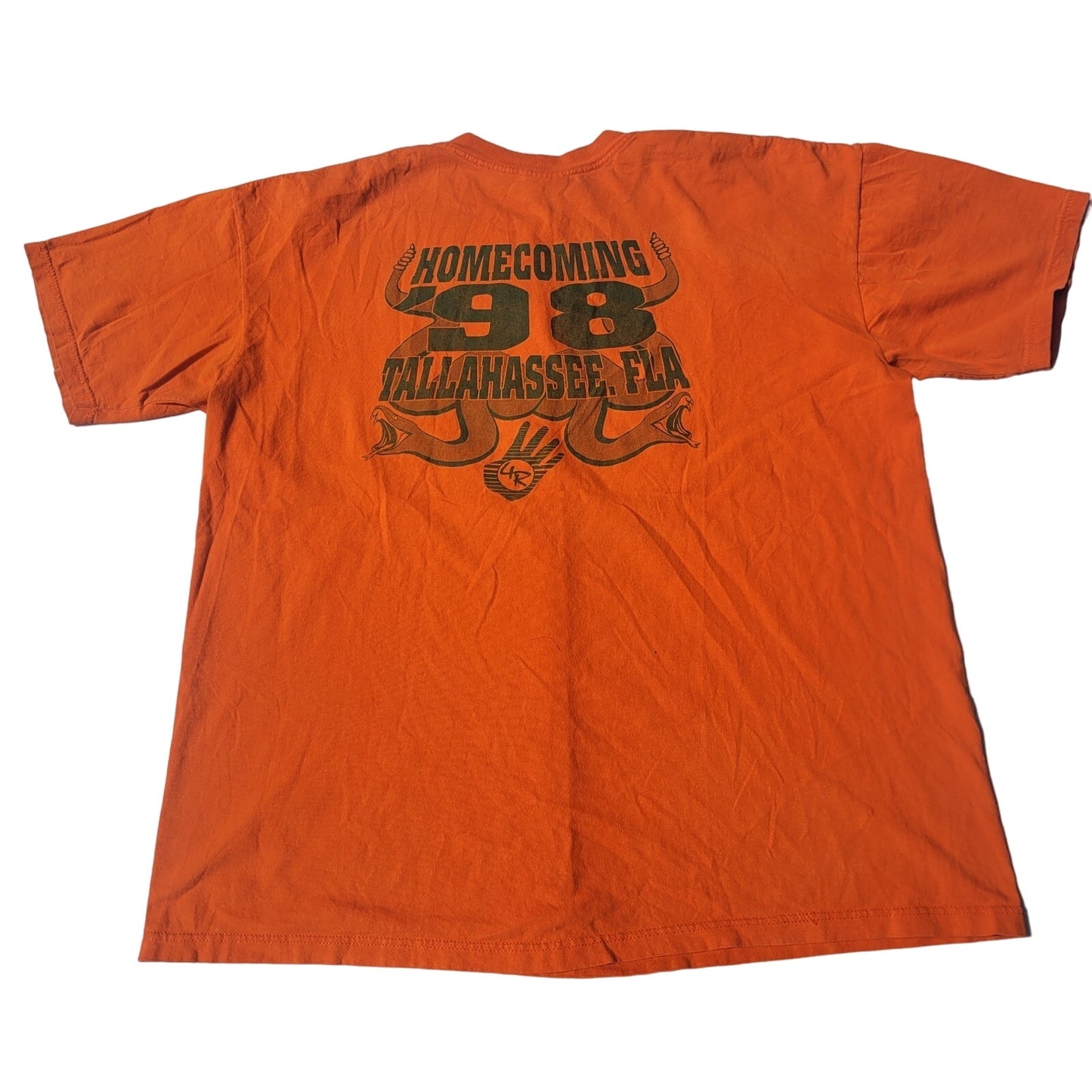Vtg Florida A&M Rattler Shirt Homecoming 98