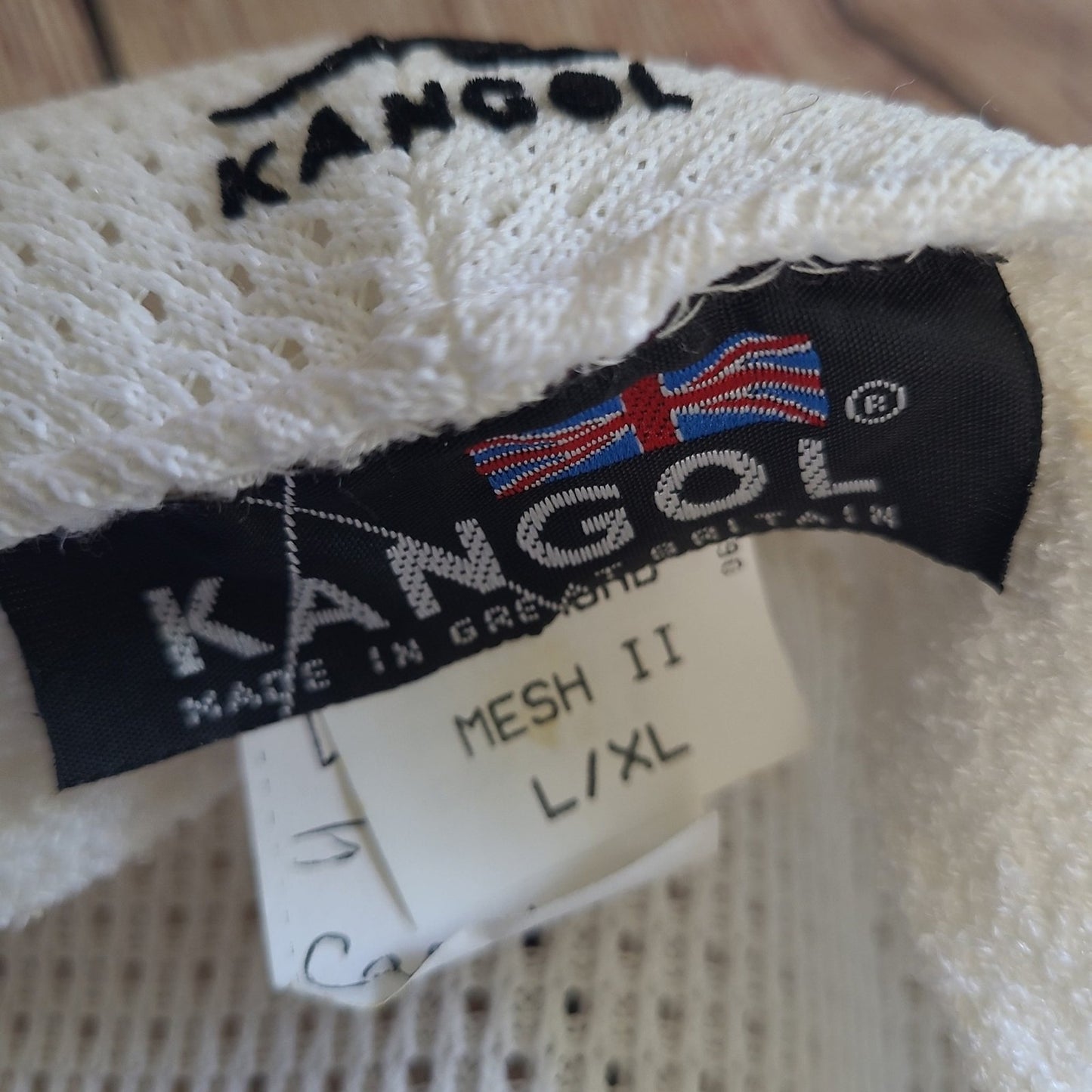 Vintage Kangol Mesh Newsboy cap Hat LG XL