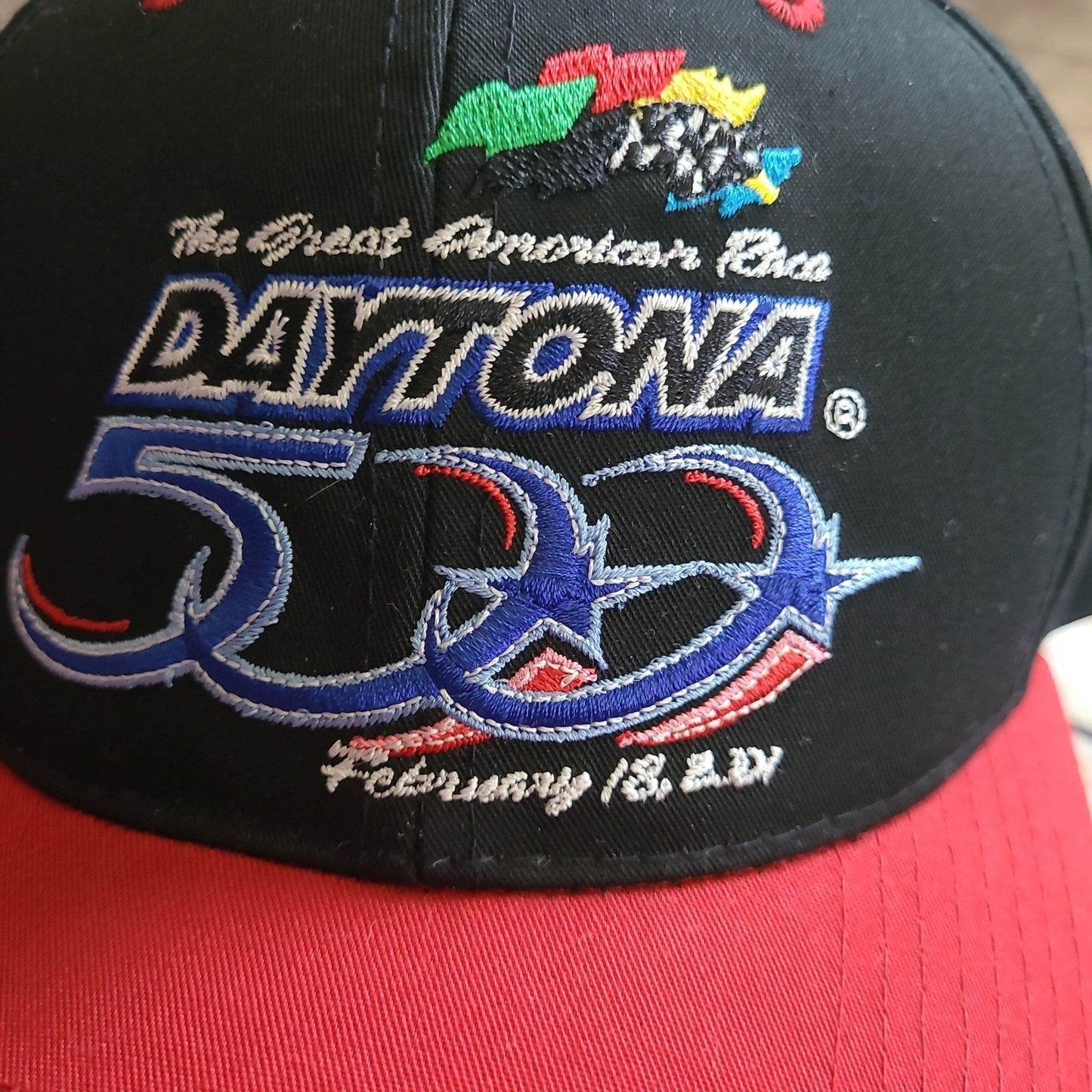 Vtg Y2k Daytona 500 snapback hat