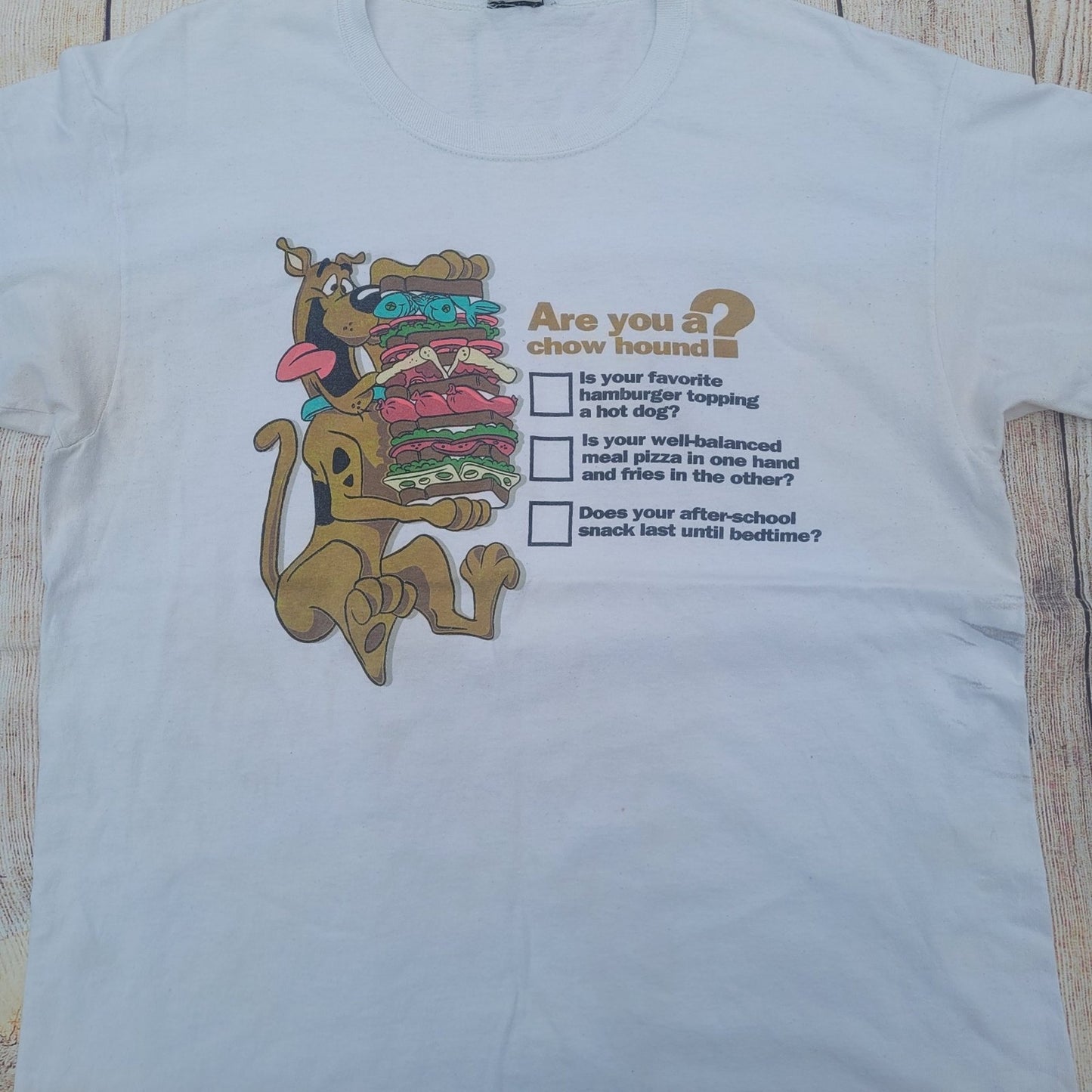 Vintage Scooby Doo Chow Hound shirt size XL