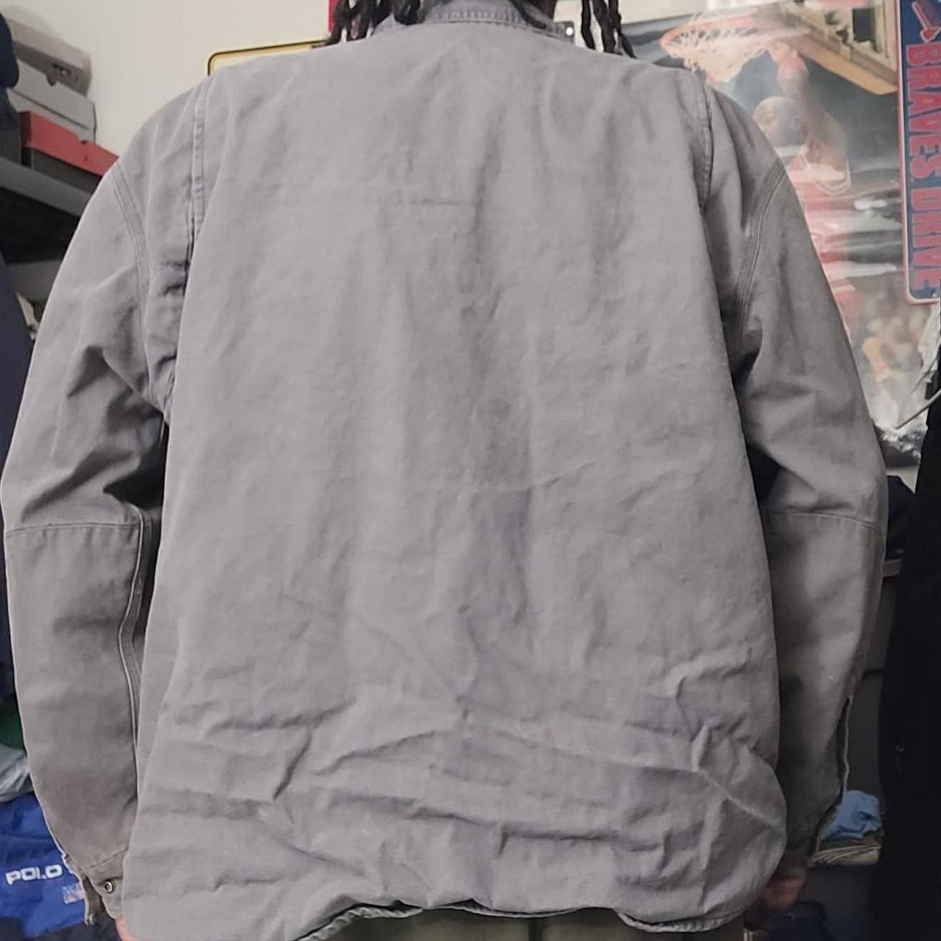Vintage Carhartt Snap Button Shirt Flannel Lined