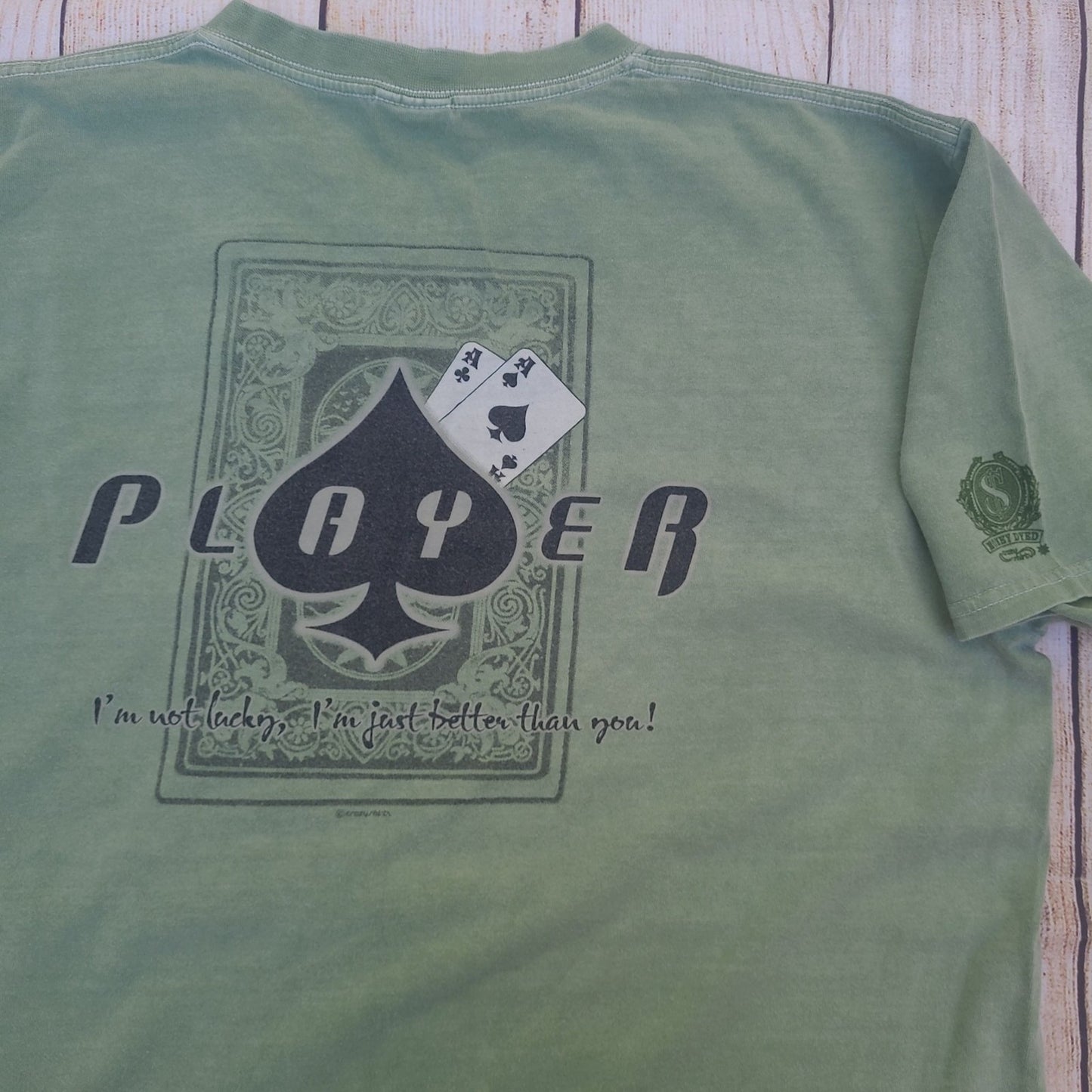Vintage Y2k Player tee shirt CrazyShirts Hawaii
