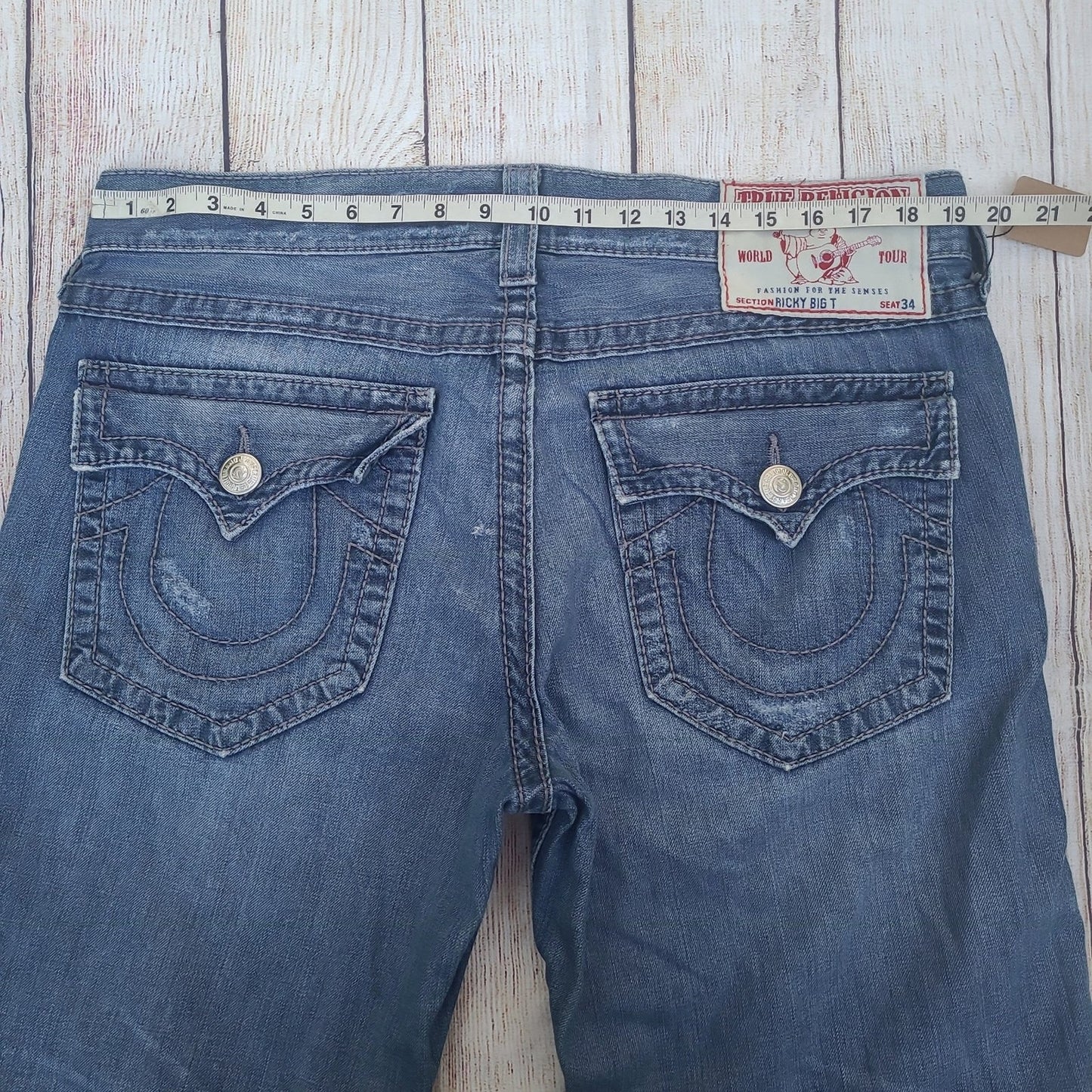 Vintage True Religion denim shorts Y2k Baggy Jorts