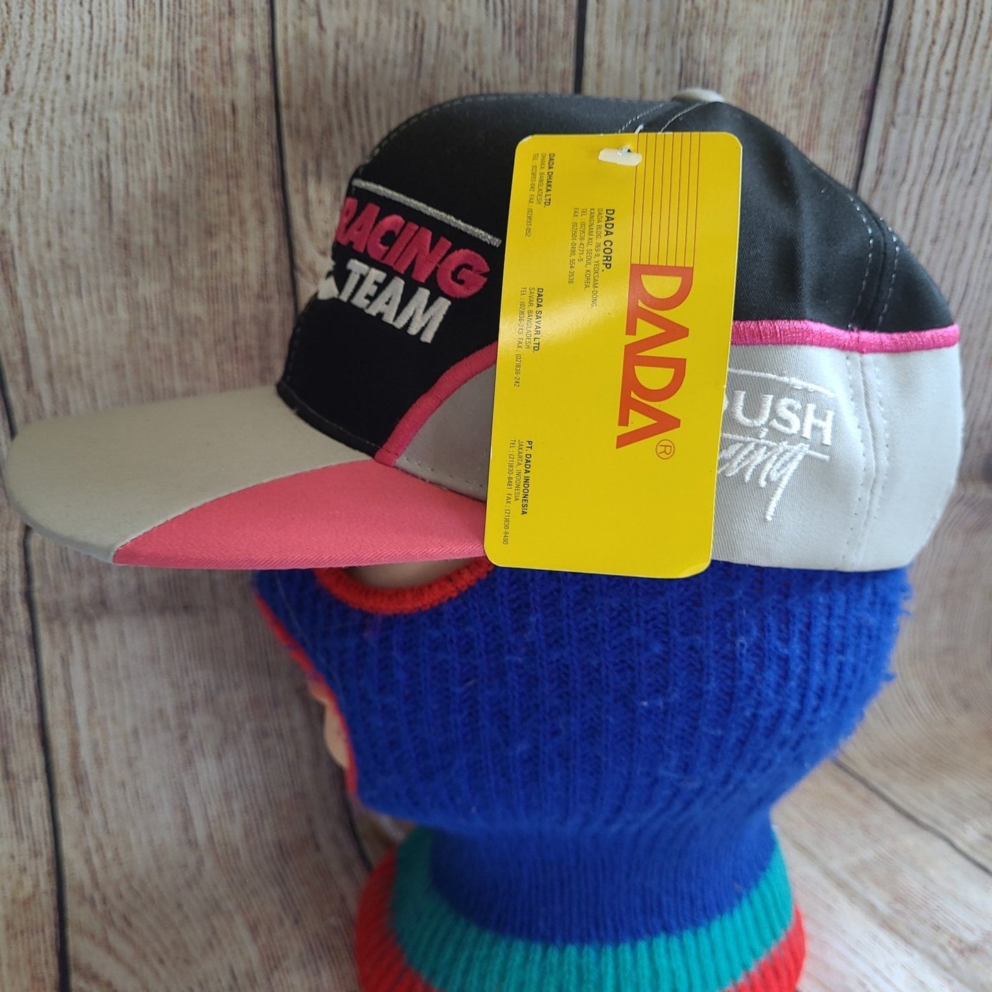 Vtg Nascar Exide Battery Team Y2k Racing hat DaDa Sample Deadstock