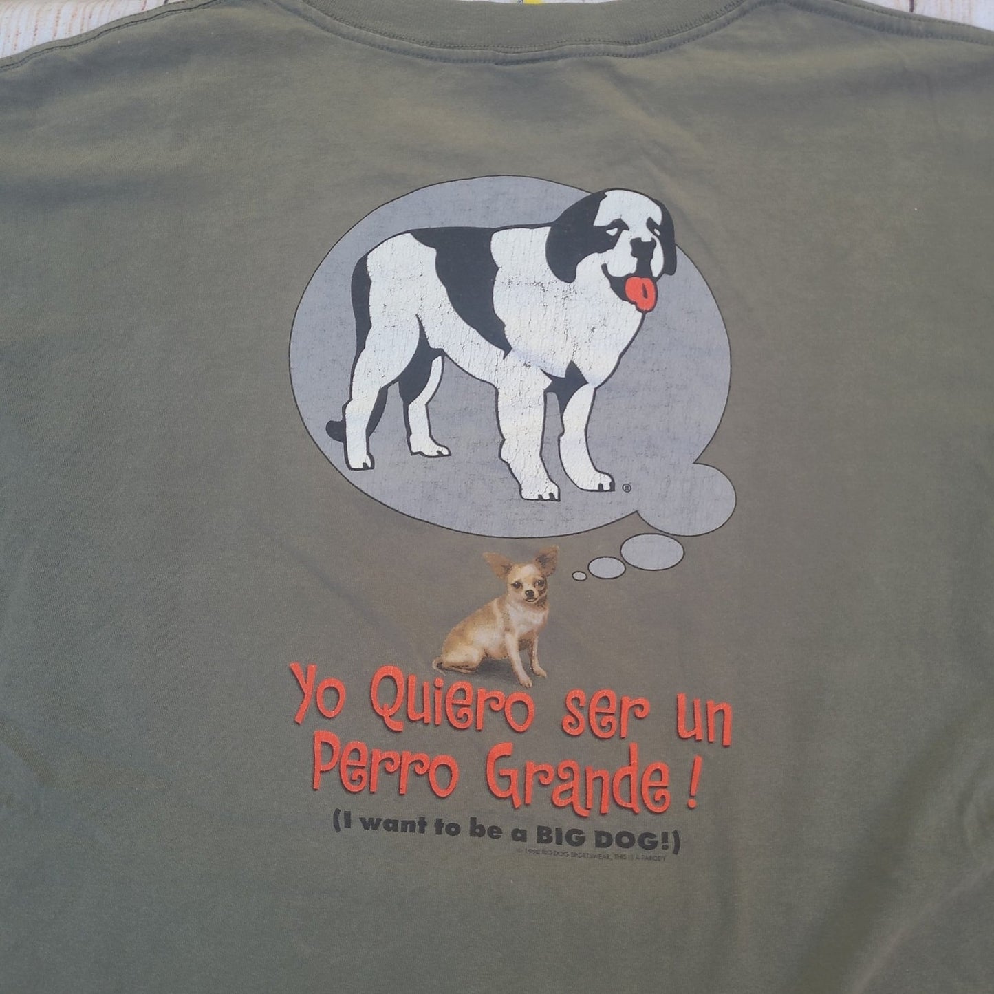 Vintage Big Dogs x Taco Bell Yo Quiero tee shirt