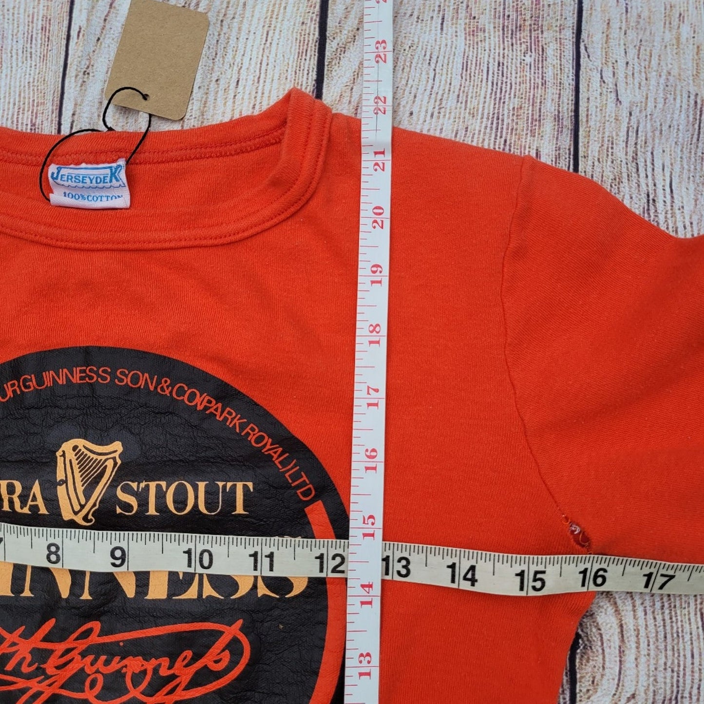 Vtg Guinness Beer single stitch tee shirt