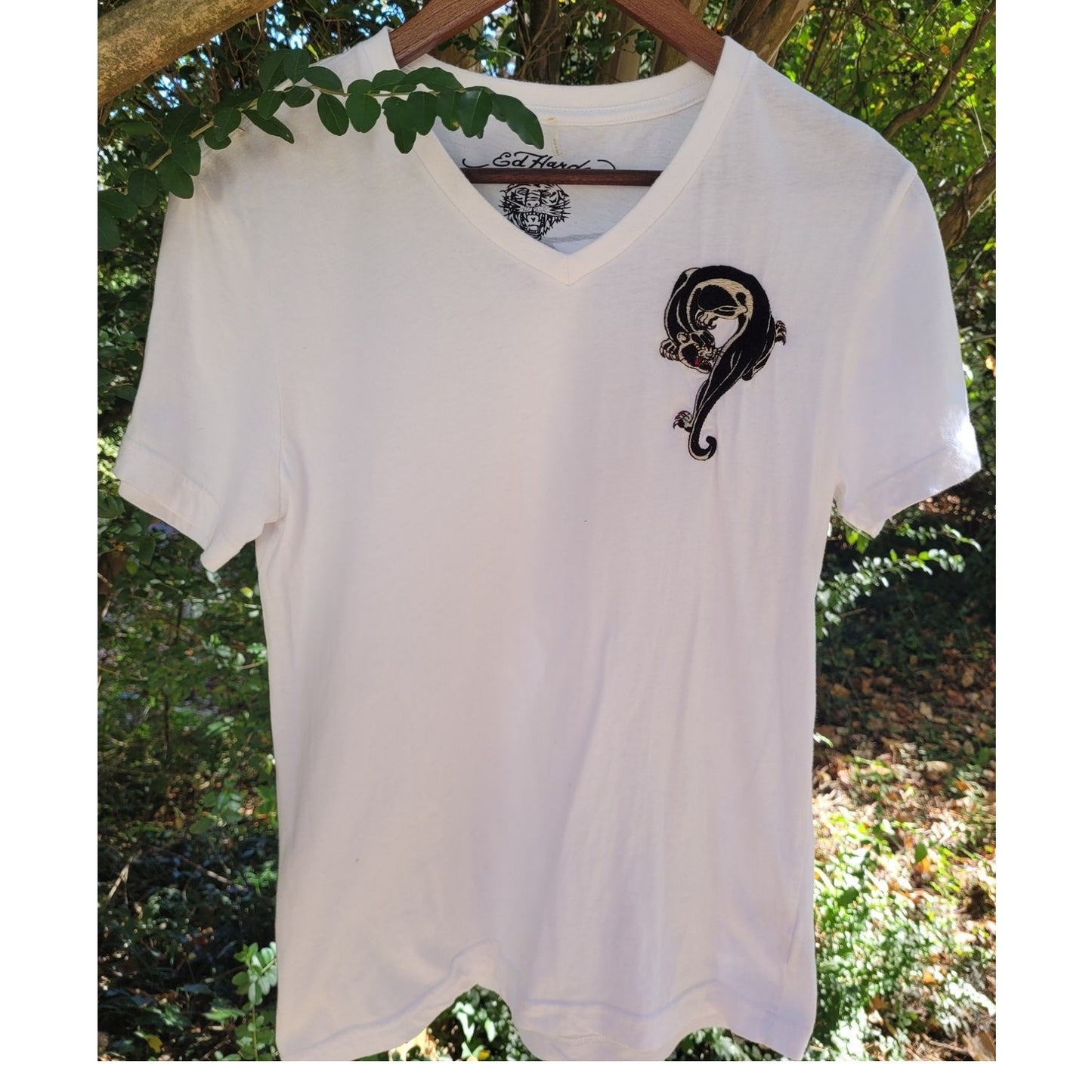 Vtg Ed Hardy Panther tattoo shirt