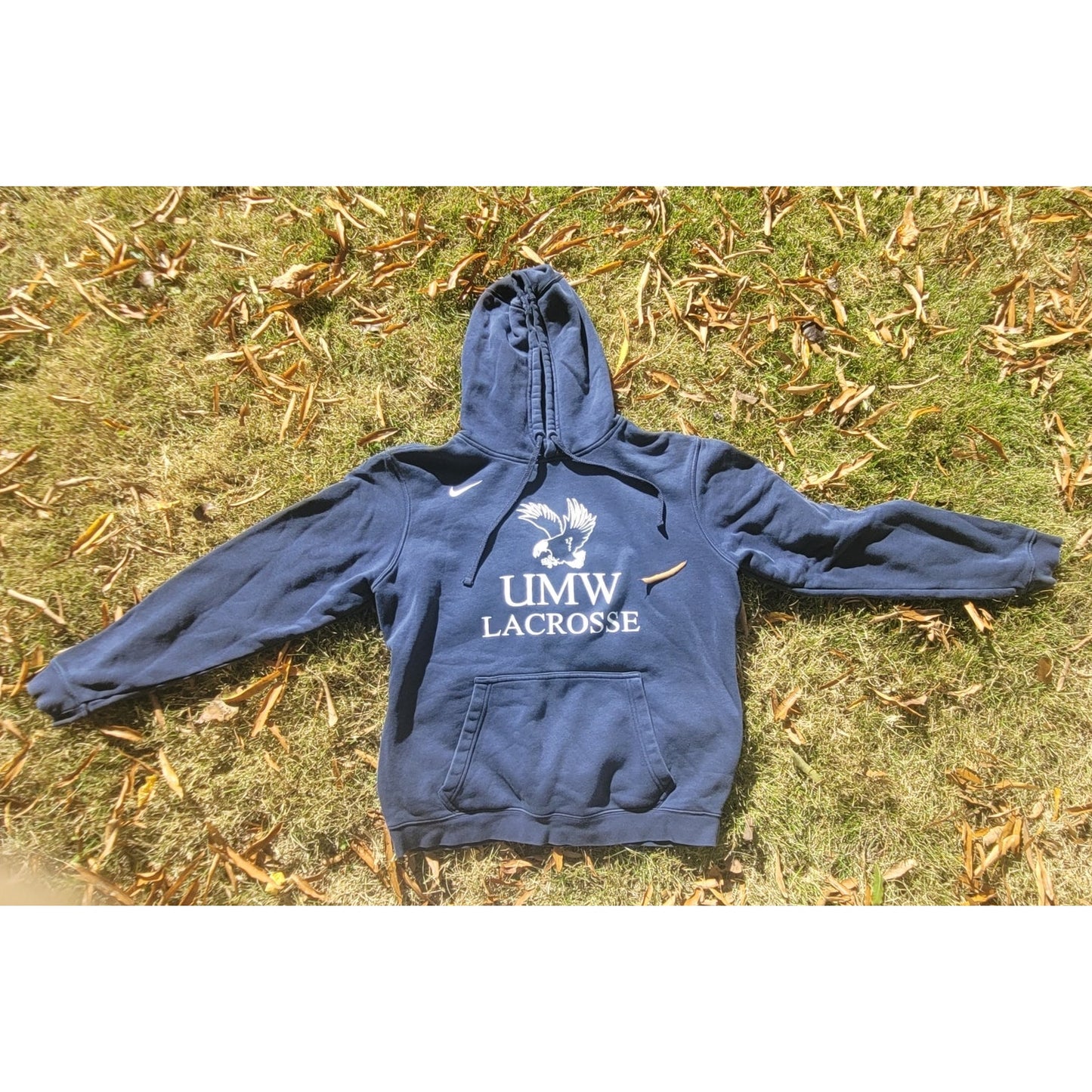 Vtg Y2k Nike UMW Lacrosse Hoodie Mary Washington