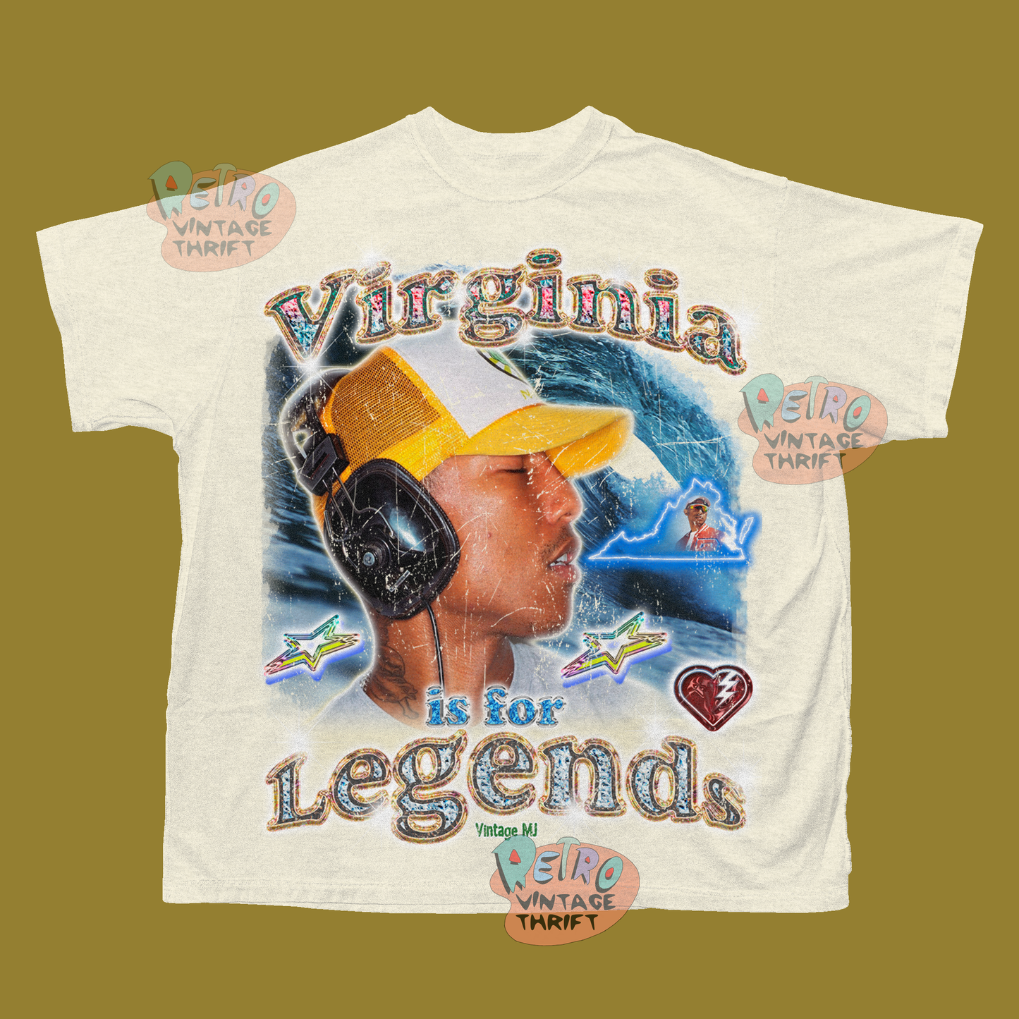 Virginia is for Legends Bling tee Y2k P