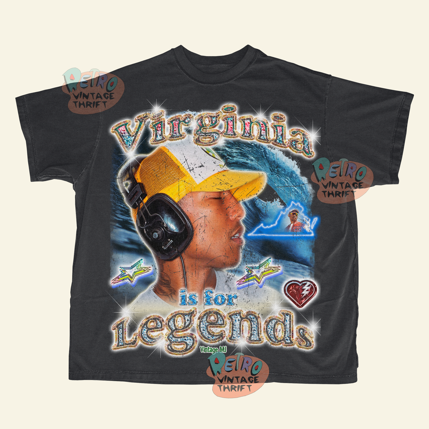 Virginia is for Legends Bling tee Y2k P