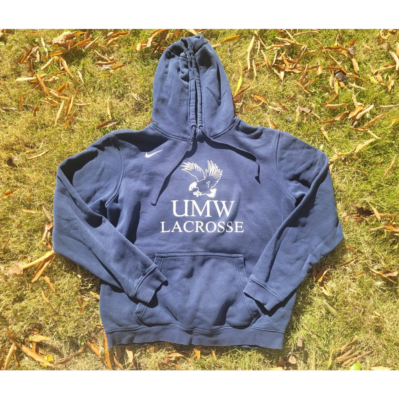 Vtg Y2k Nike UMW Lacrosse Hoodie Mary Washington