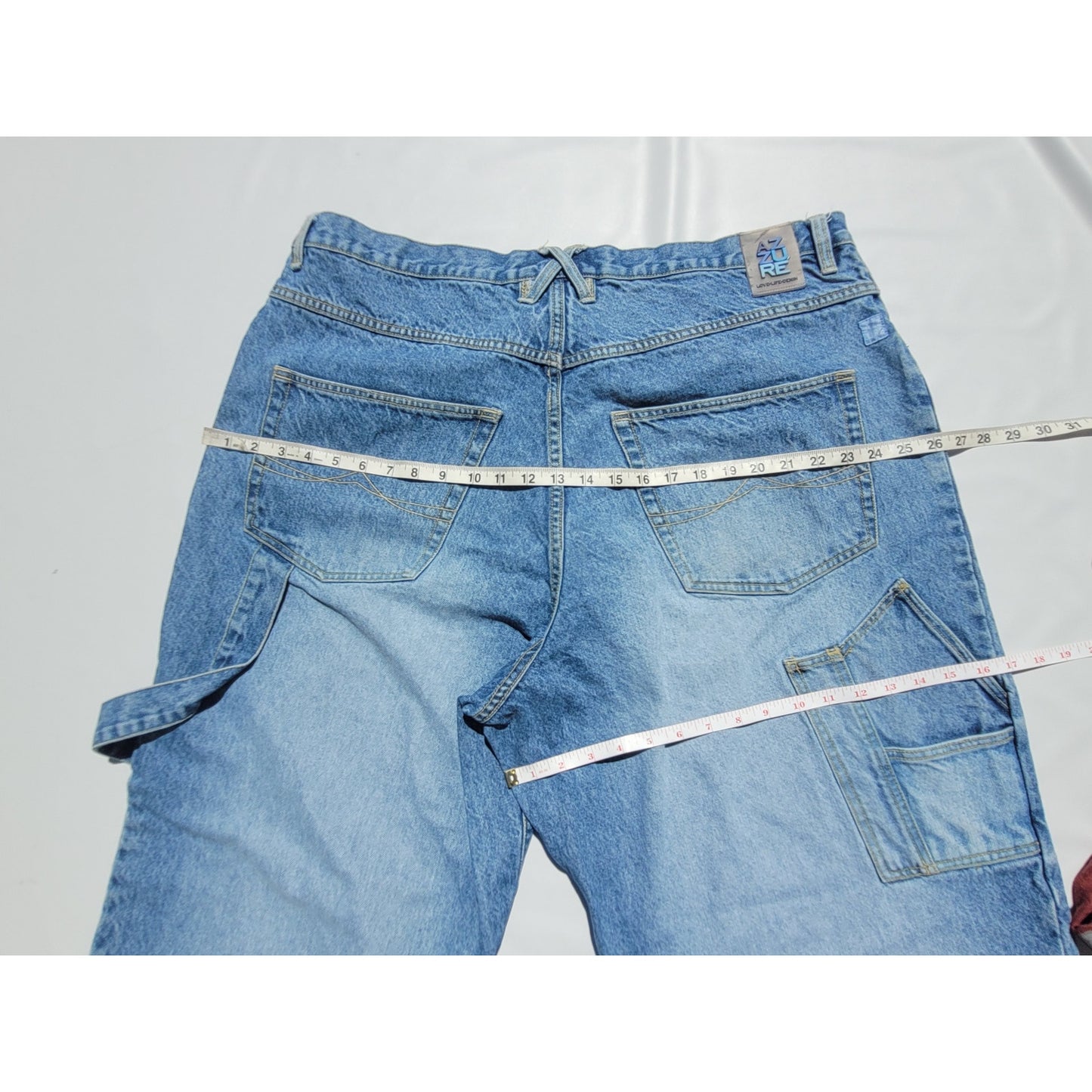 Vintage Baggy Wide Leg Carpenter Jeans by Azzure
