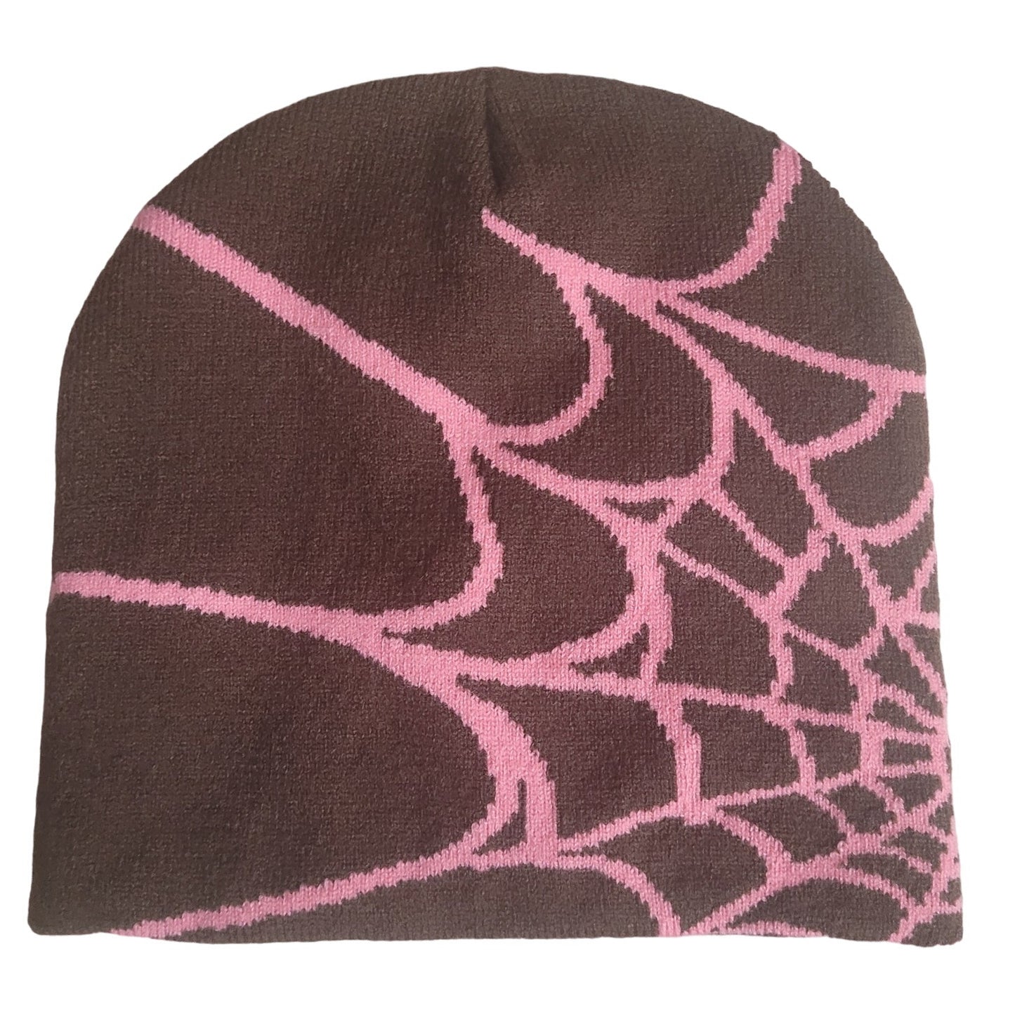 Spider Web Y2k graphic Knit Beanie