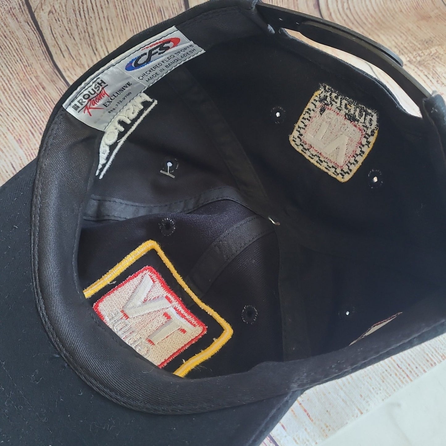 Vtg Nascar TV guide snapback hat #16 Kevin Lepage 1999 2000