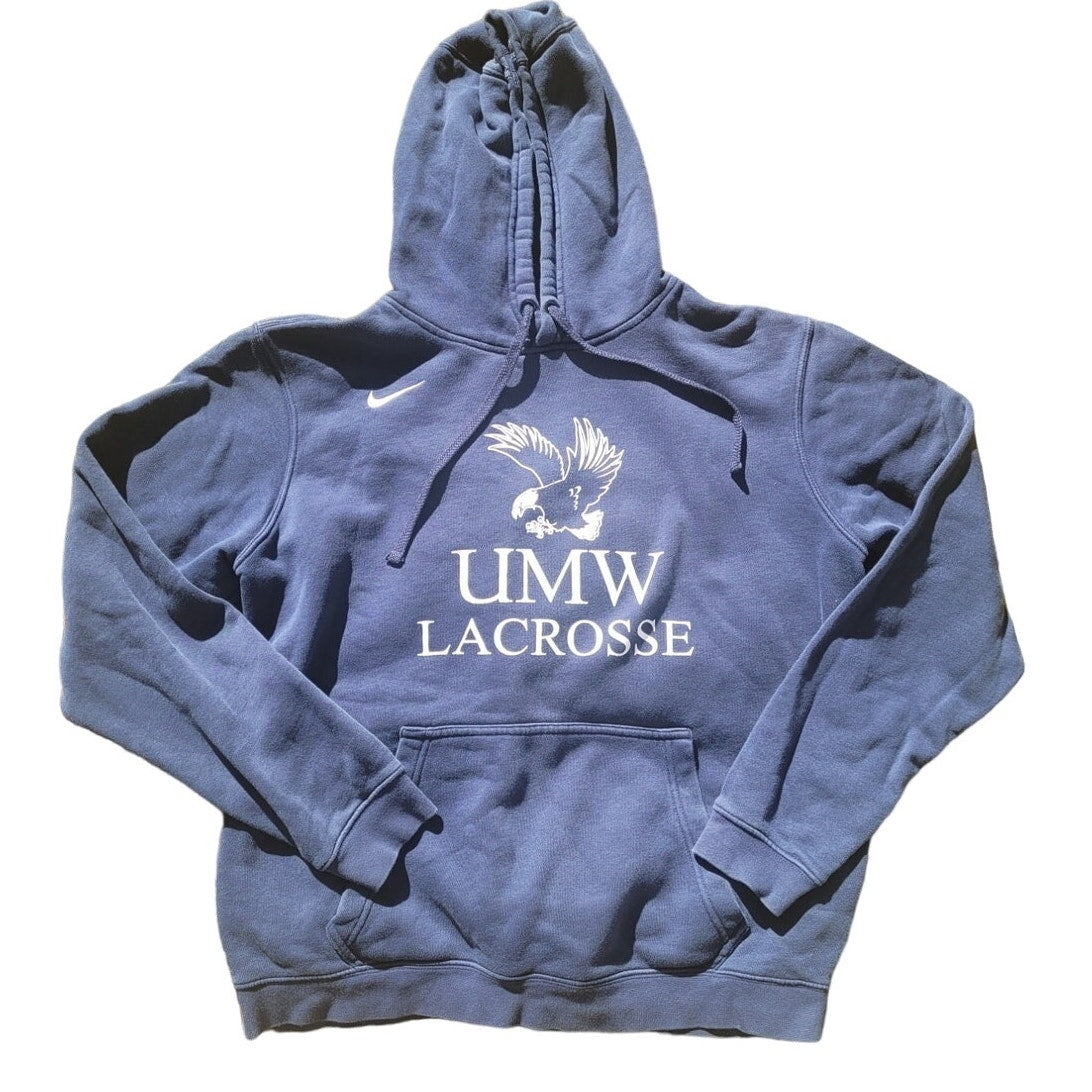 Vtg Y2k Nike UMW Lacrosse Hoodie Mary Washington