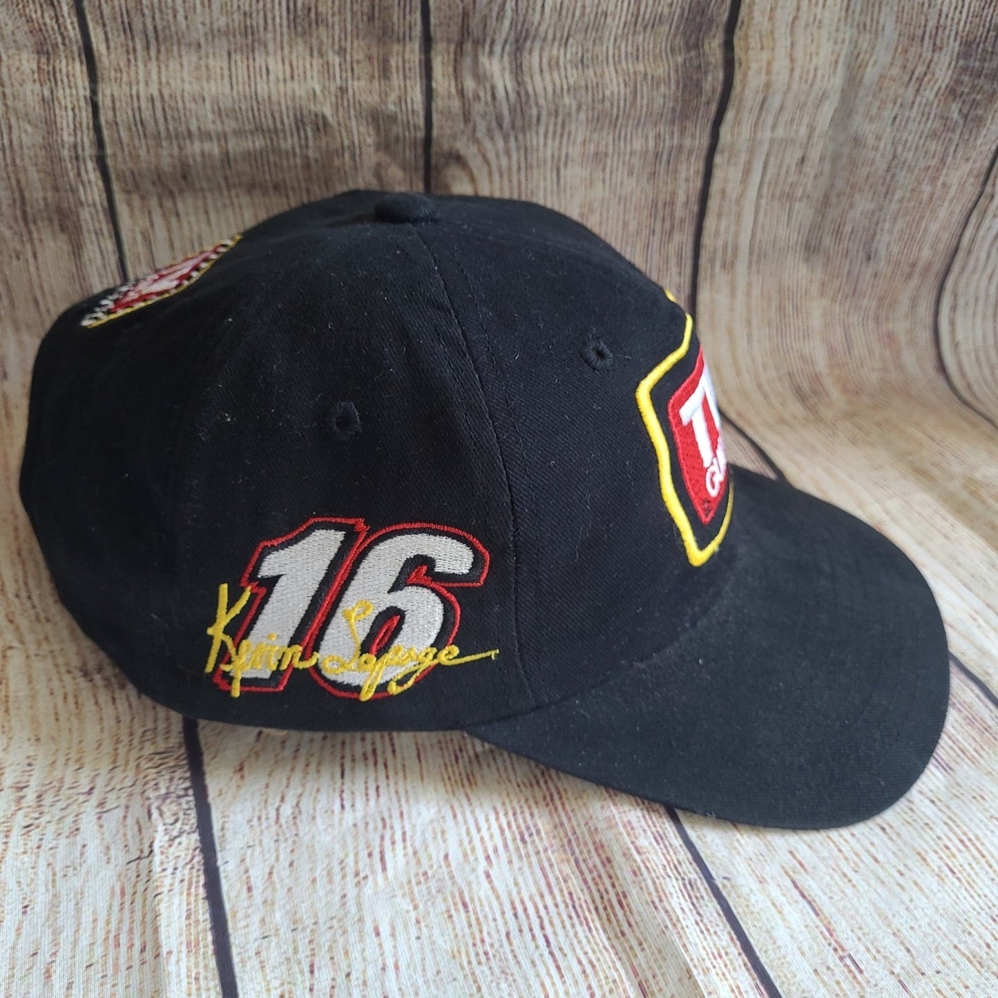 Vtg Nascar TV guide snapback hat #16 Kevin Lepage 1999 2000