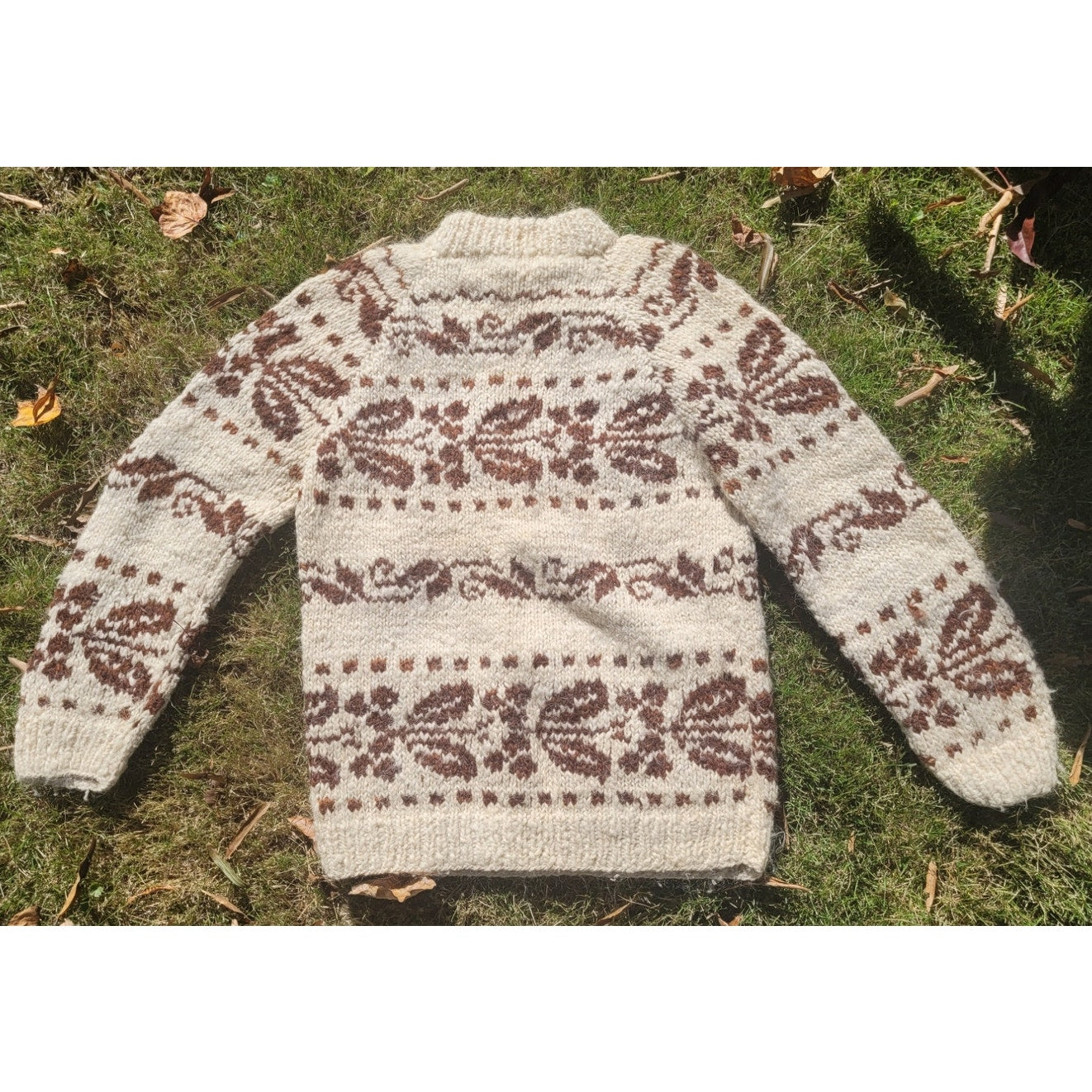 Vtg Andes Artesanias Wool Sweater