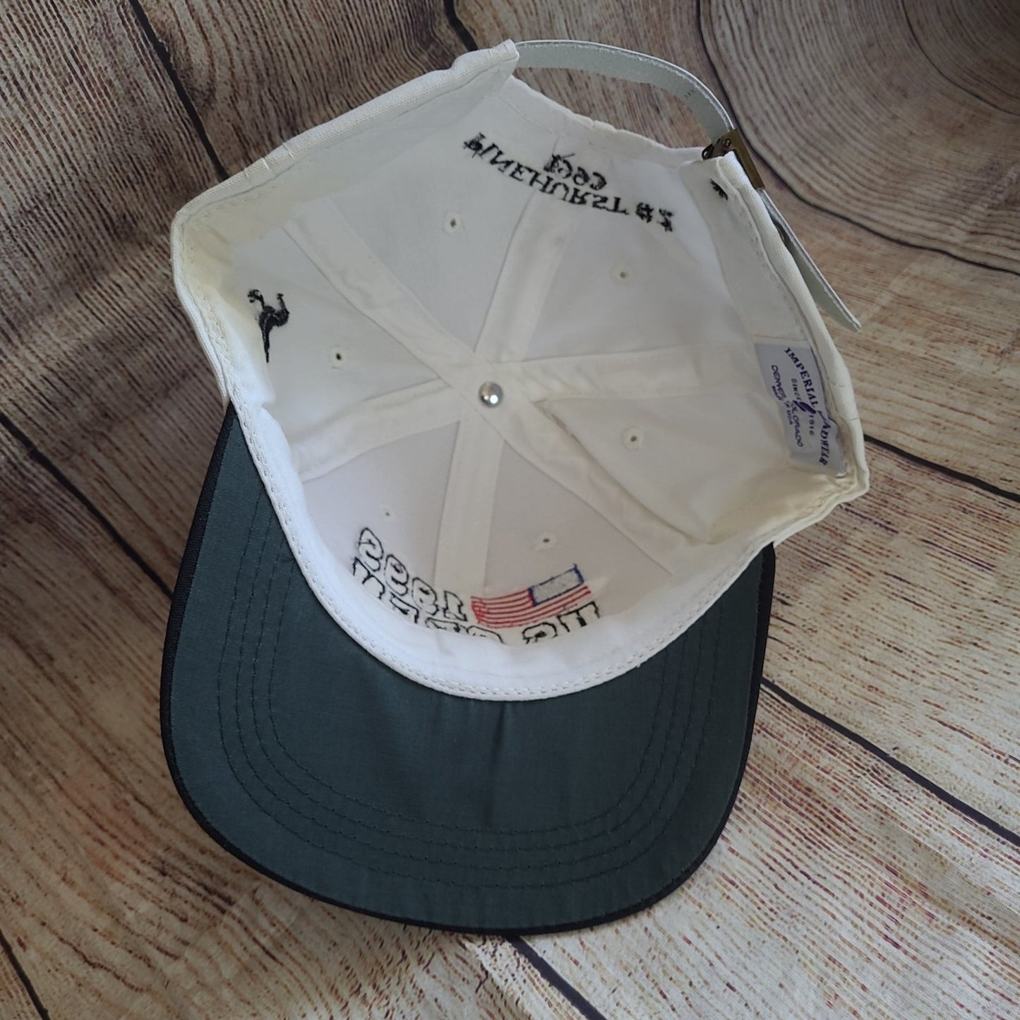 Vintage US Open 1999 Pinehurst Golf Hat leather Strapback Imperial