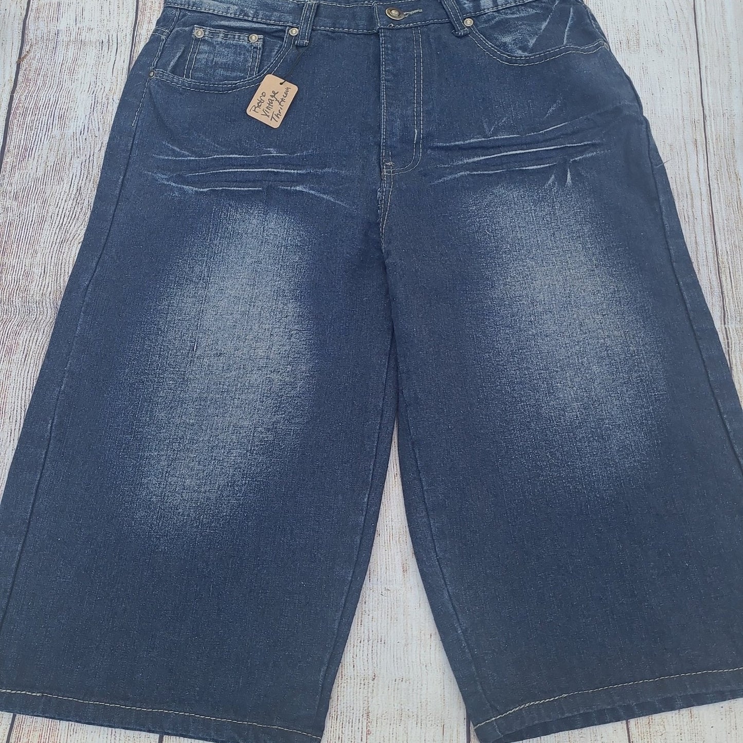 Vintage True Rock denim shorts Baggy Jorts