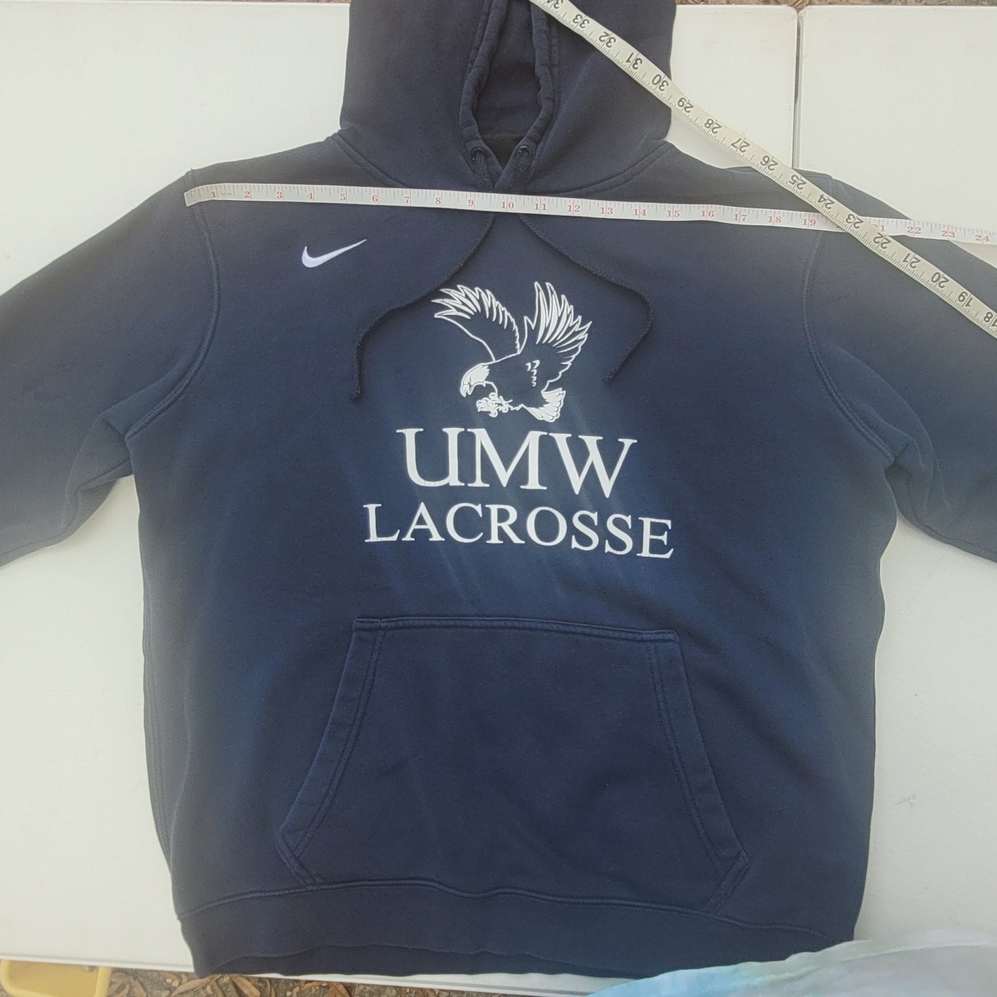 Vtg Y2k Nike UMW Lacrosse Hoodie Mary Washington