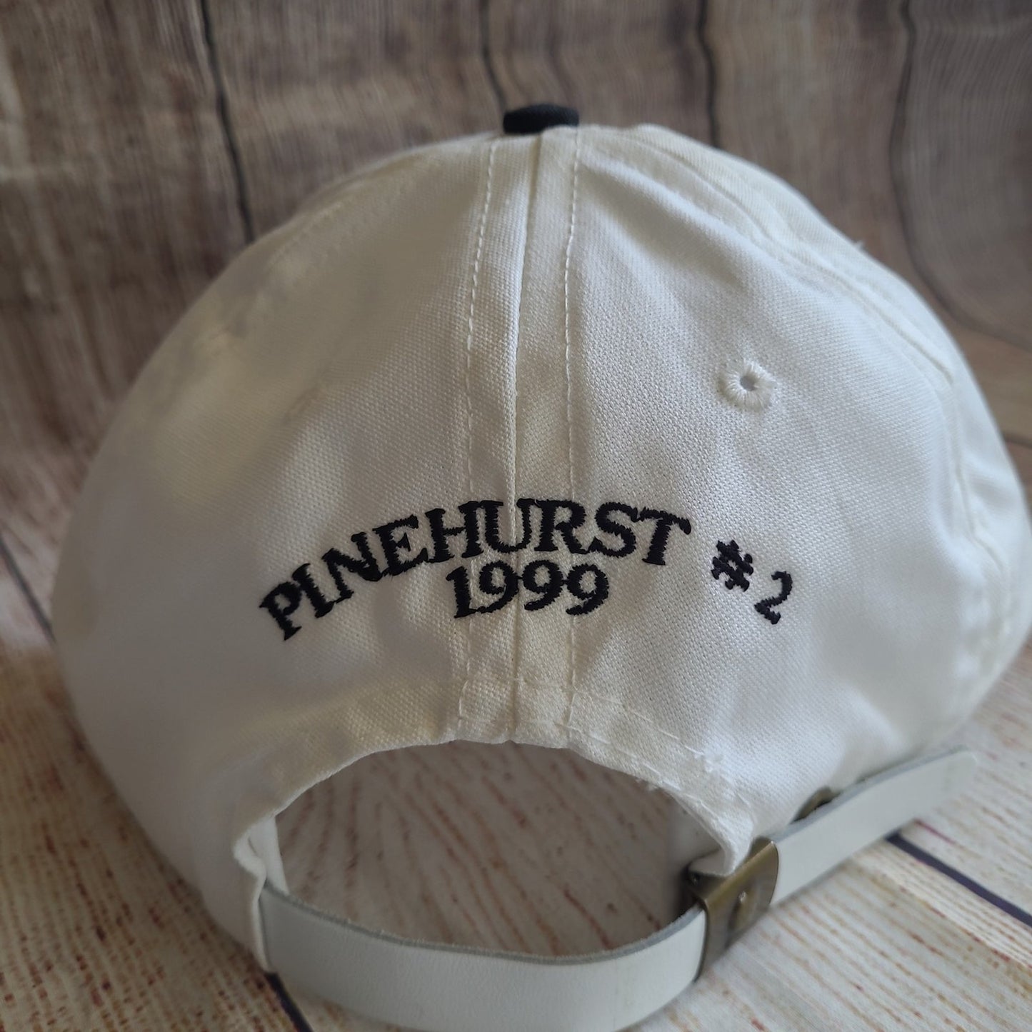 Vintage US Open 1999 Pinehurst Golf Hat leather Strapback Imperial