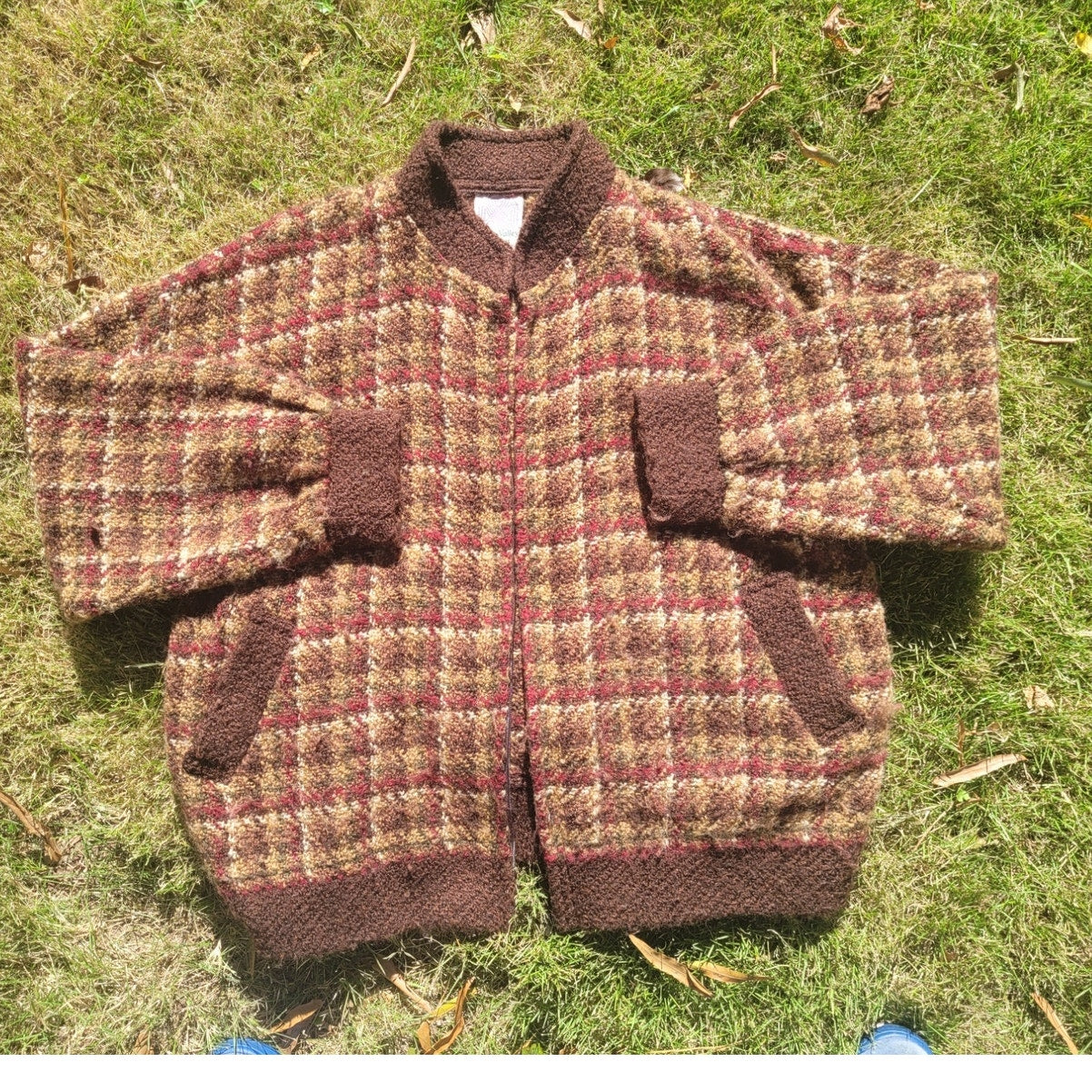 Boyne Valley Weavers Plaid Wool Jacket
