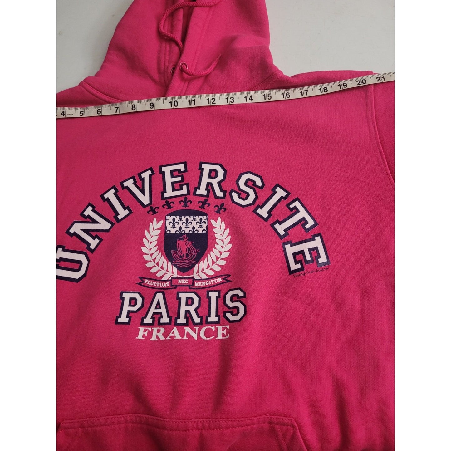 Vintage University of Paris France Hoodie Sweatshirt
