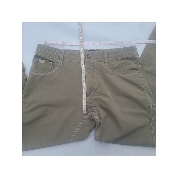 Kuhl Pants Nylon Olive Green 34 x 30