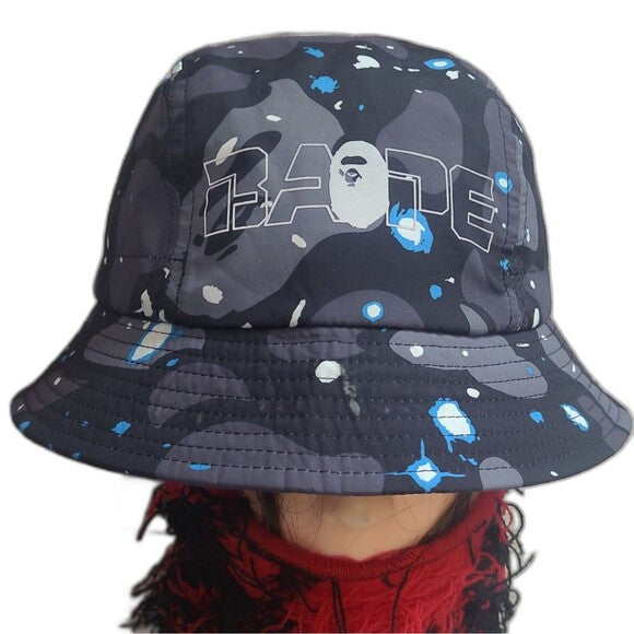 Vtg Bape Space Camo Bucket Hat