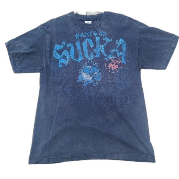 Vtg Tootsie Roll Whats up Sucka tee shirt